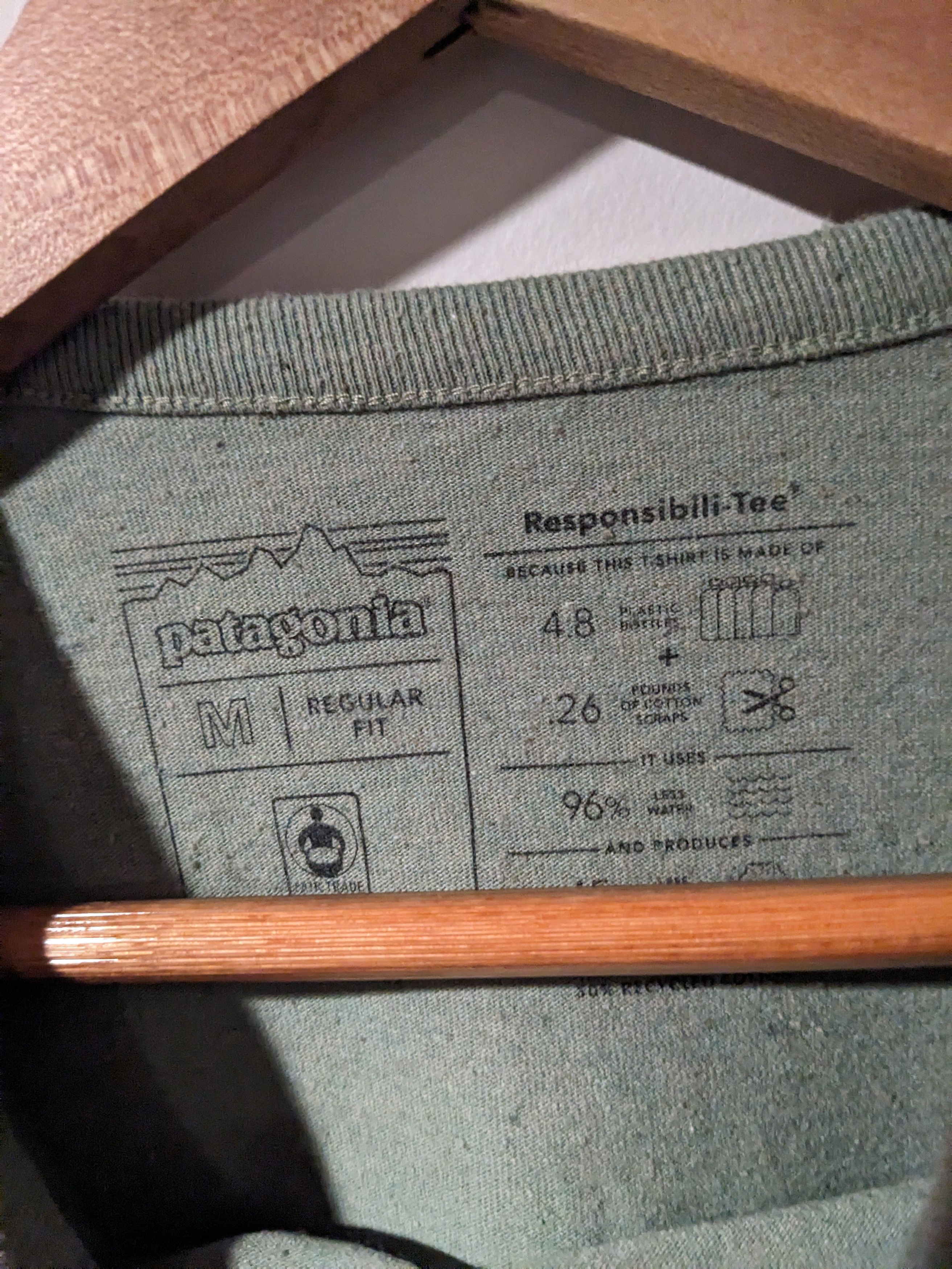 Patagonia Patagonia Medium Regular Fit Responsibili-Tee Long-Sleeve Size US M / EU 48-50 / 2 - 5 Thumbnail
