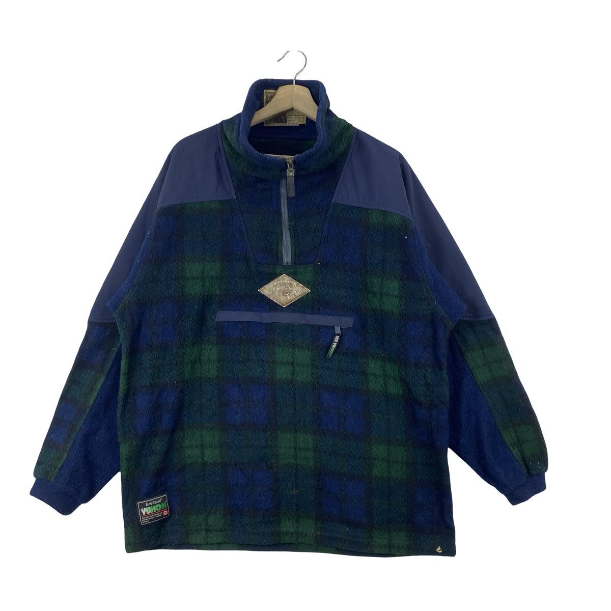 Camel Vintage CAMEL TROPHY ADVENTURE Wear Blackwatch Plaid Fleece Size US L / EU 52-54 / 3 - 4 Thumbnail