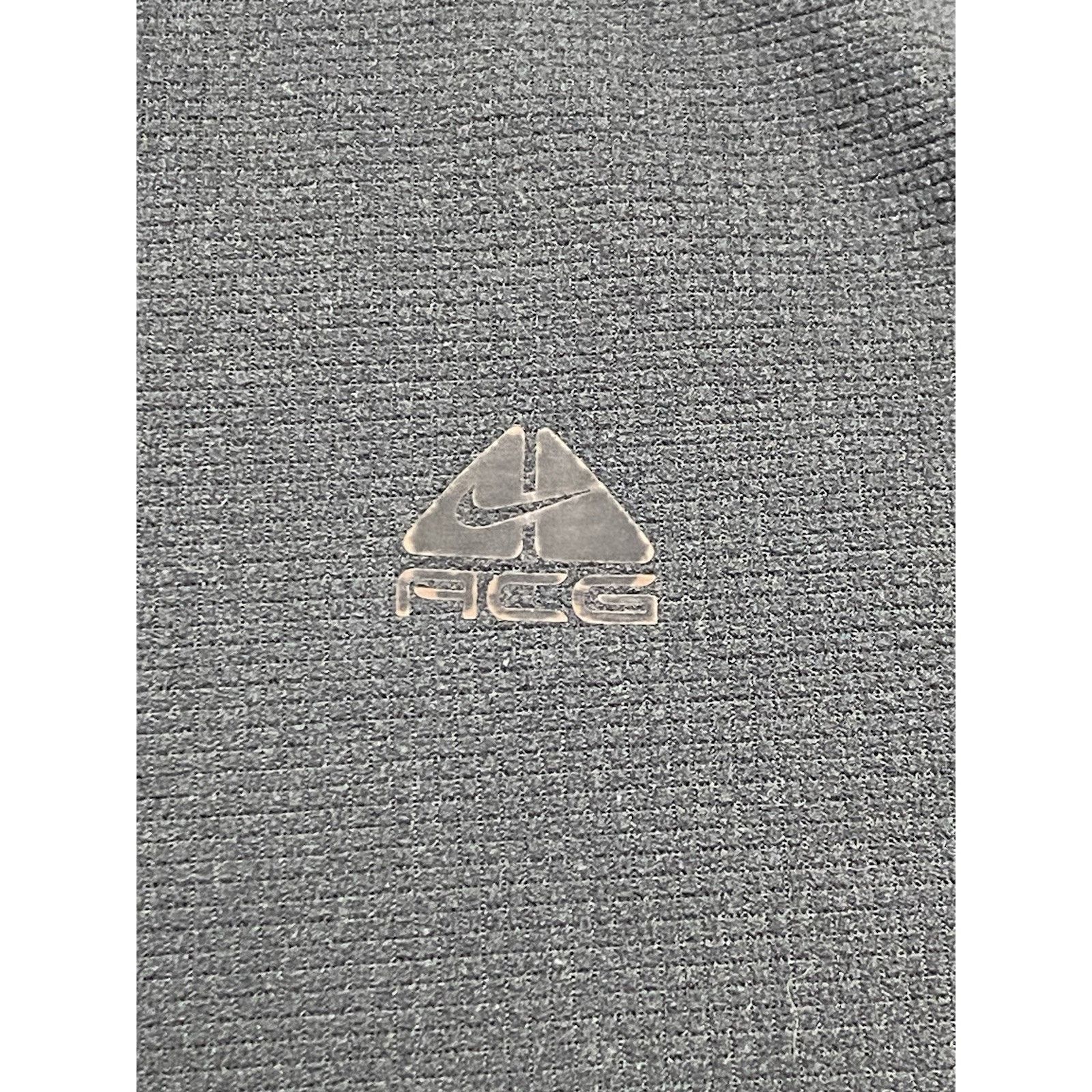 Nike Nike ACG 1/4 Zip Pullover Mens XL Black Waffle Knit Logo Size US XL / EU 56 / 4 - 3 Thumbnail