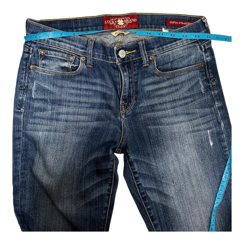 Lucky Brand Lucky Brand l Sofia Straight Leg Medium Wash Jeans Size 28L Size 28" / US 6 / IT 42 - 6 Thumbnail
