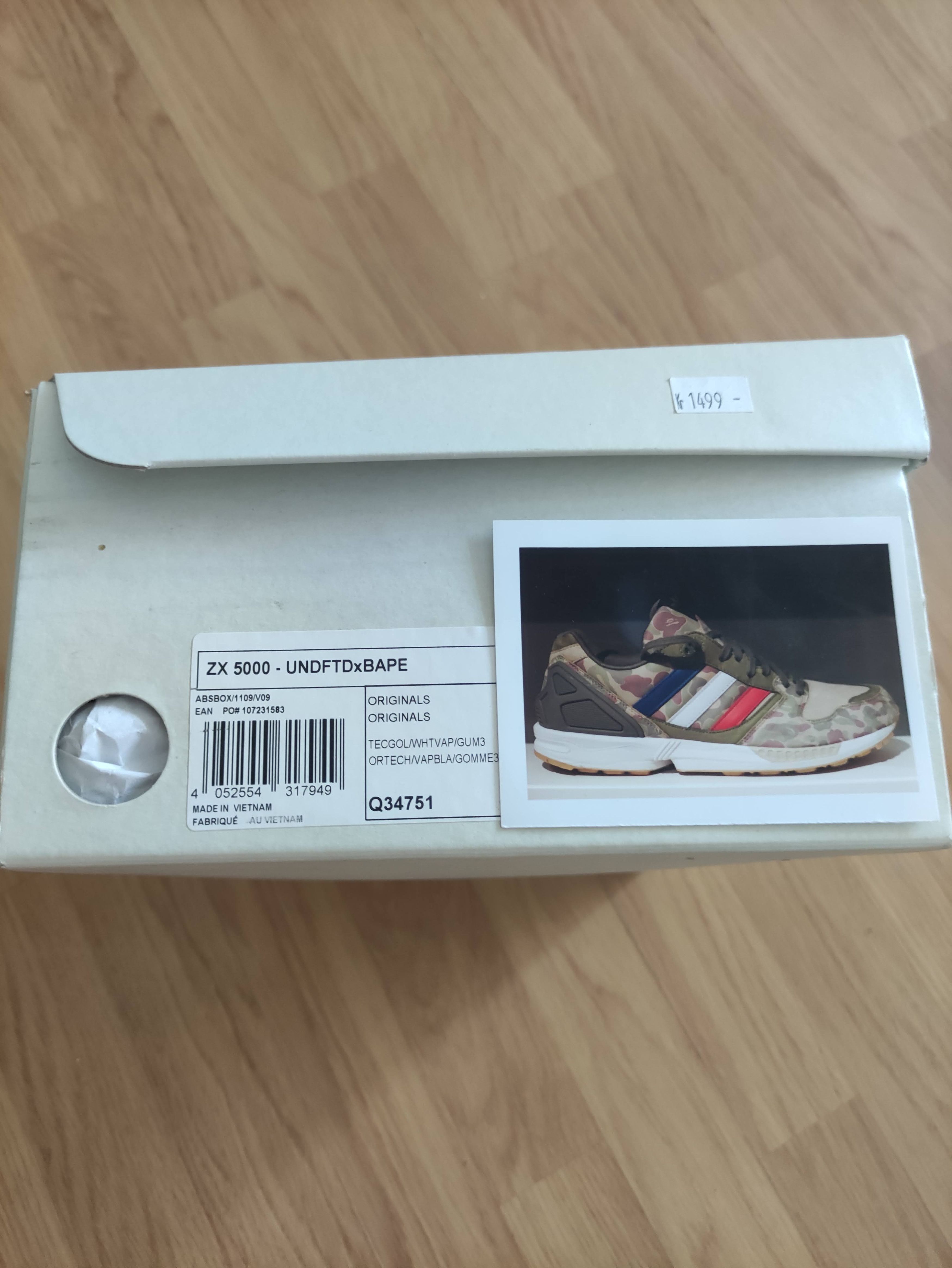 Adidas × Bape adidas ZX 5000 UNDFTD x Bape "Camo" Size US 10 / EU 43 - 9 Thumbnail
