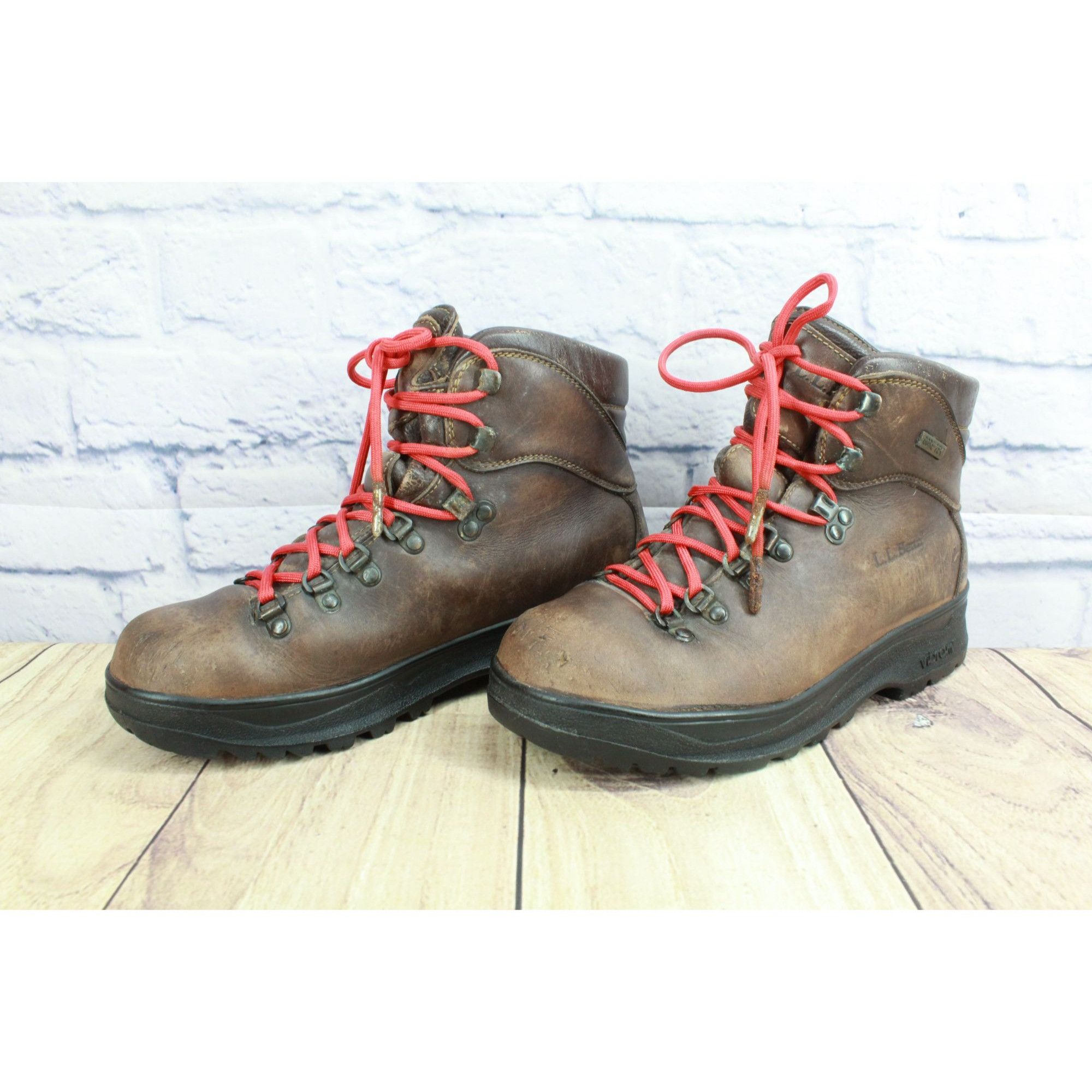 Goretex LL Bean Leather Gore-tex Vibram Sole Insulated Hiking Boots Size US 7 / EU 40 - 2 Thumbnail