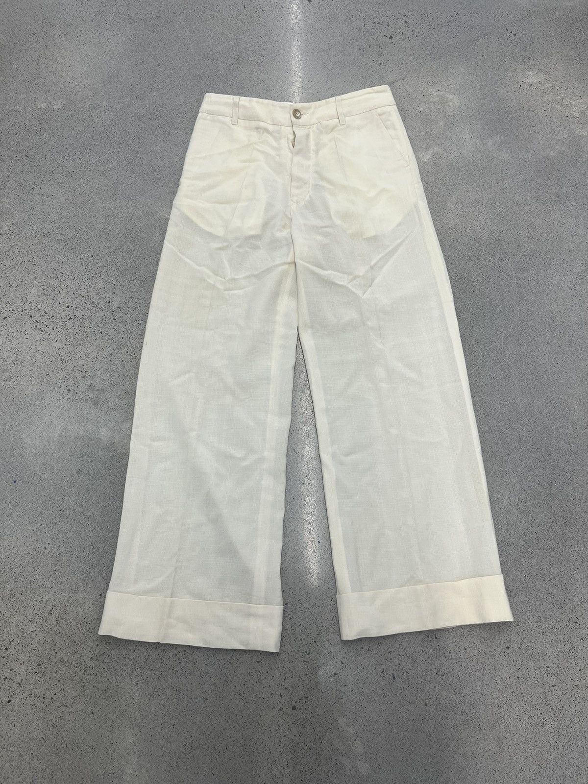 Rick Owens Rick Owens Mainline Women’s Linen Pants Size US 30 / EU 46 - 1 Thumbnail