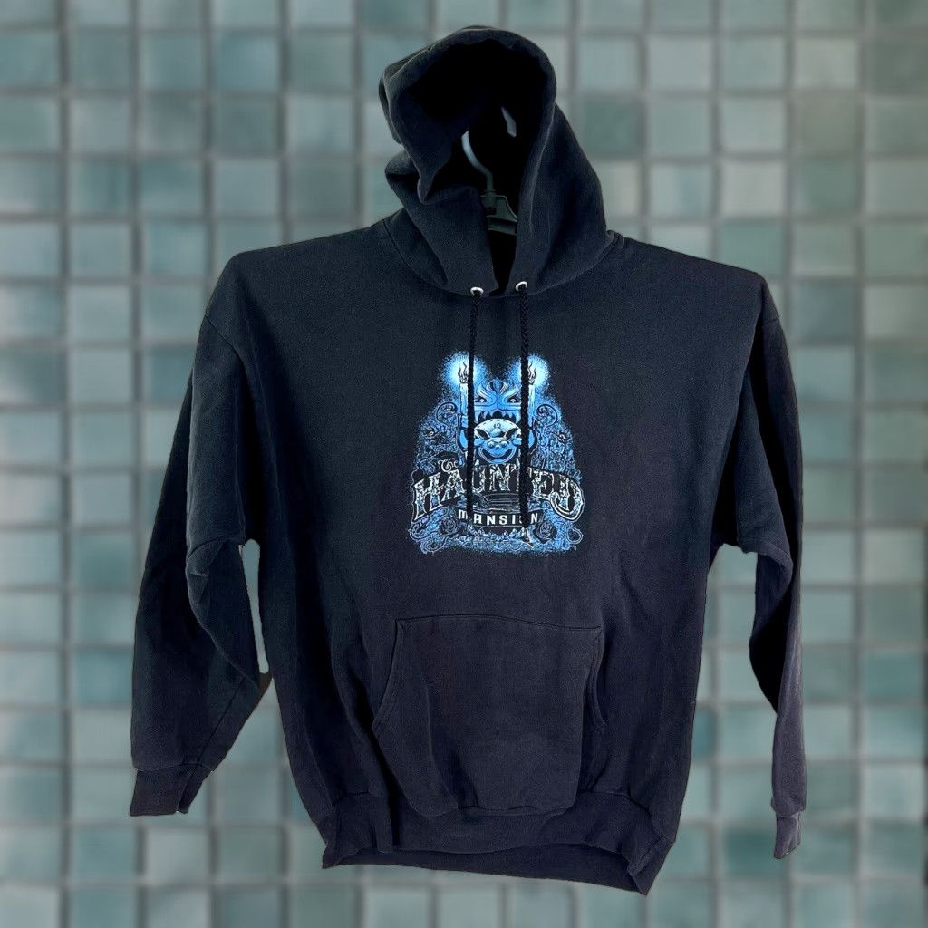Disney Disney Haunted Mansion Gargoyle Hoodie Sweatshirt Mens XL Black Size US XL / EU 56 / 4 - 1 Thumbnail