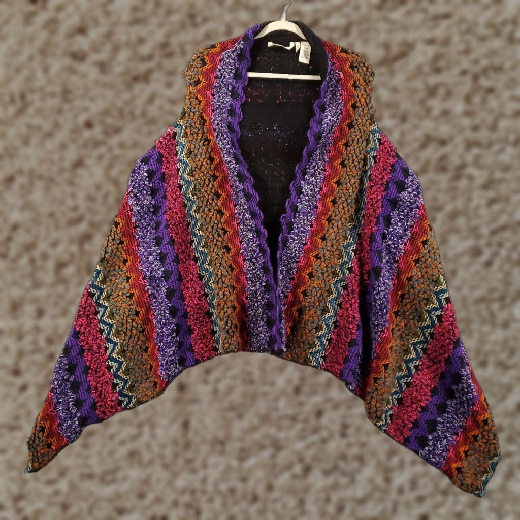 Soft Surroundings Soft Surroundings Cardigan Sweater One Size Boho Artsy Sleeveless Open Front Vintage No Size ONE SIZE - 1 Thumbnail