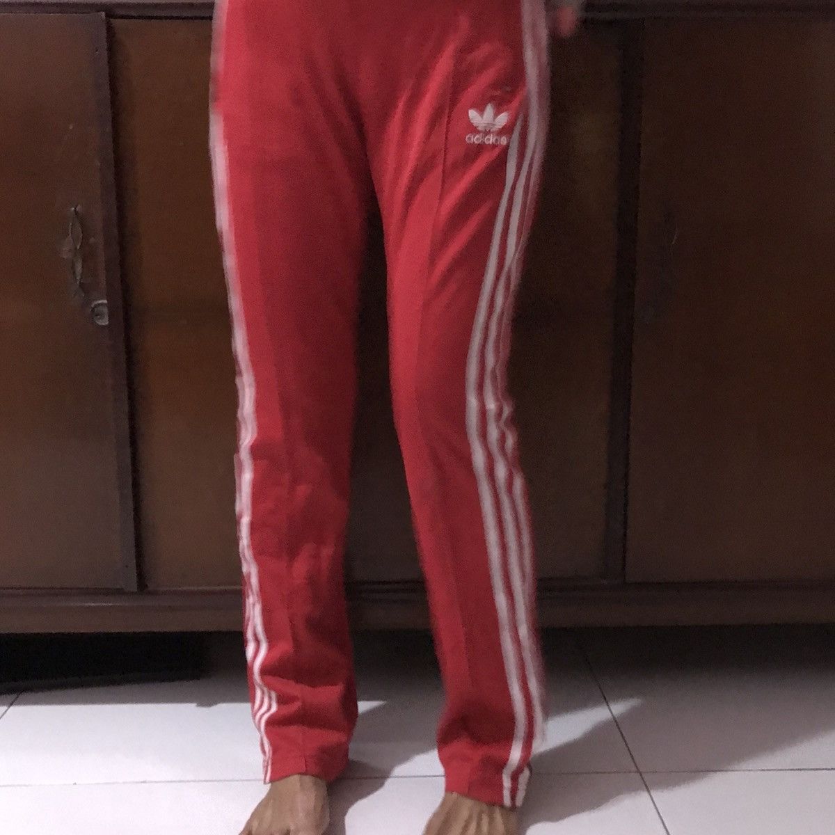 Adidas × Vintage Adidas Vintage Europe Euro Trackpants Tracktop pants Red Size US 32 / EU 48 - 4 Thumbnail