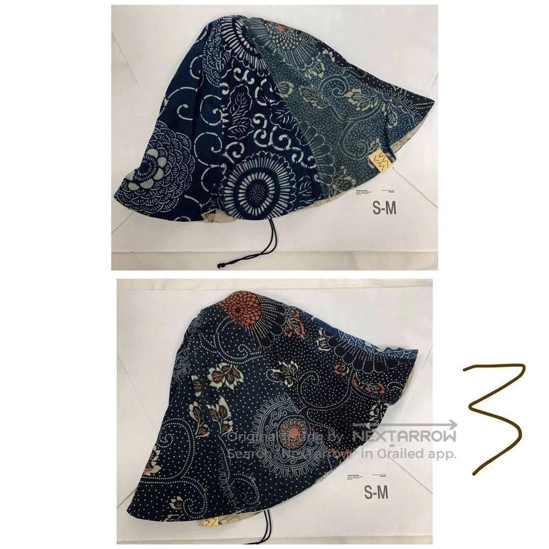 Visvim VISVIM ICT DOME BUCKET HAT INDIGO PATTERN | Grailed