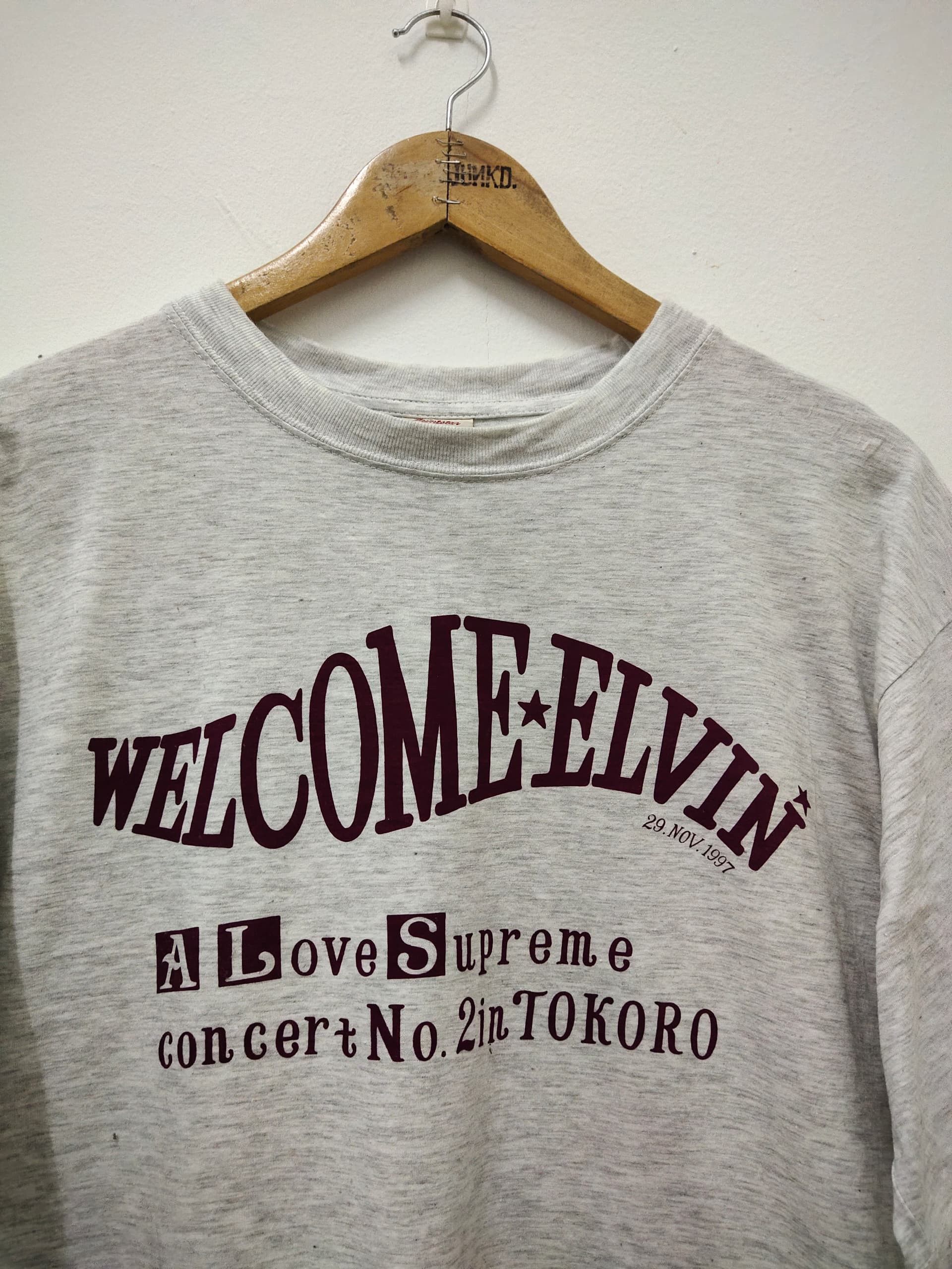 Band Tees Vintage 97 RARE Elvin Jones tee with oringal Signature Size US L / EU 52-54 / 3 - 3 Thumbnail
