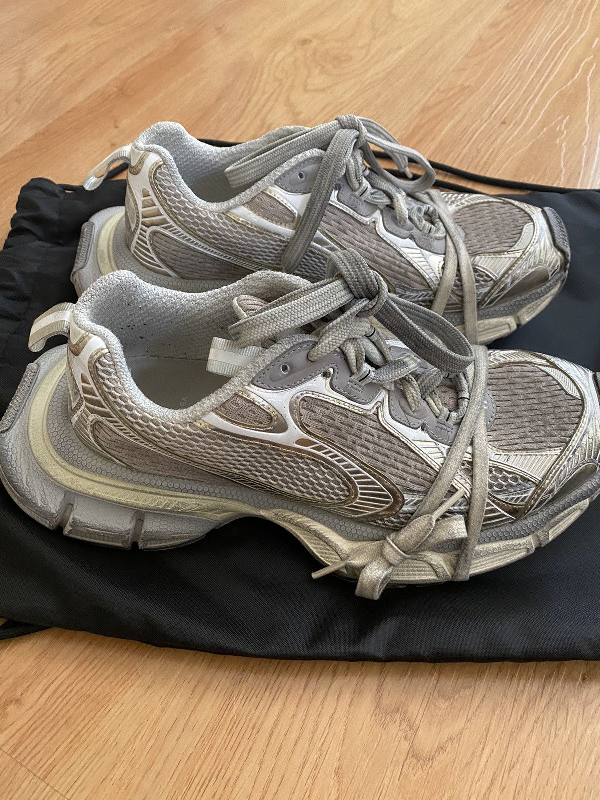 image of Balenciaga Eggshell 3Xl Shoes in White, Men's (Size 9.5)