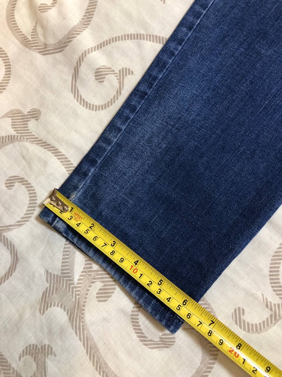 Diesel Diesel D-Bazer Tapered Distressed Dark Blue Jeans Size US 31 - 14 Thumbnail