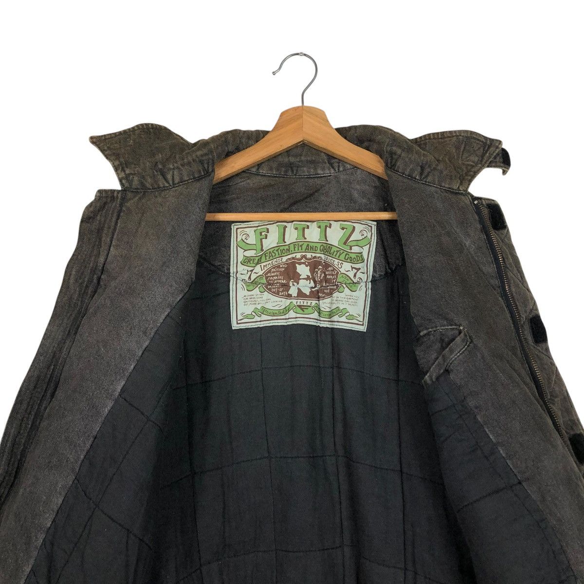 Japanese Brand 🔥VINTAGE BONDAGE BIKER BOMBER JACKET FITZ ISSEY MIYAKE Size US L / EU 52-54 / 3 - 16 Thumbnail