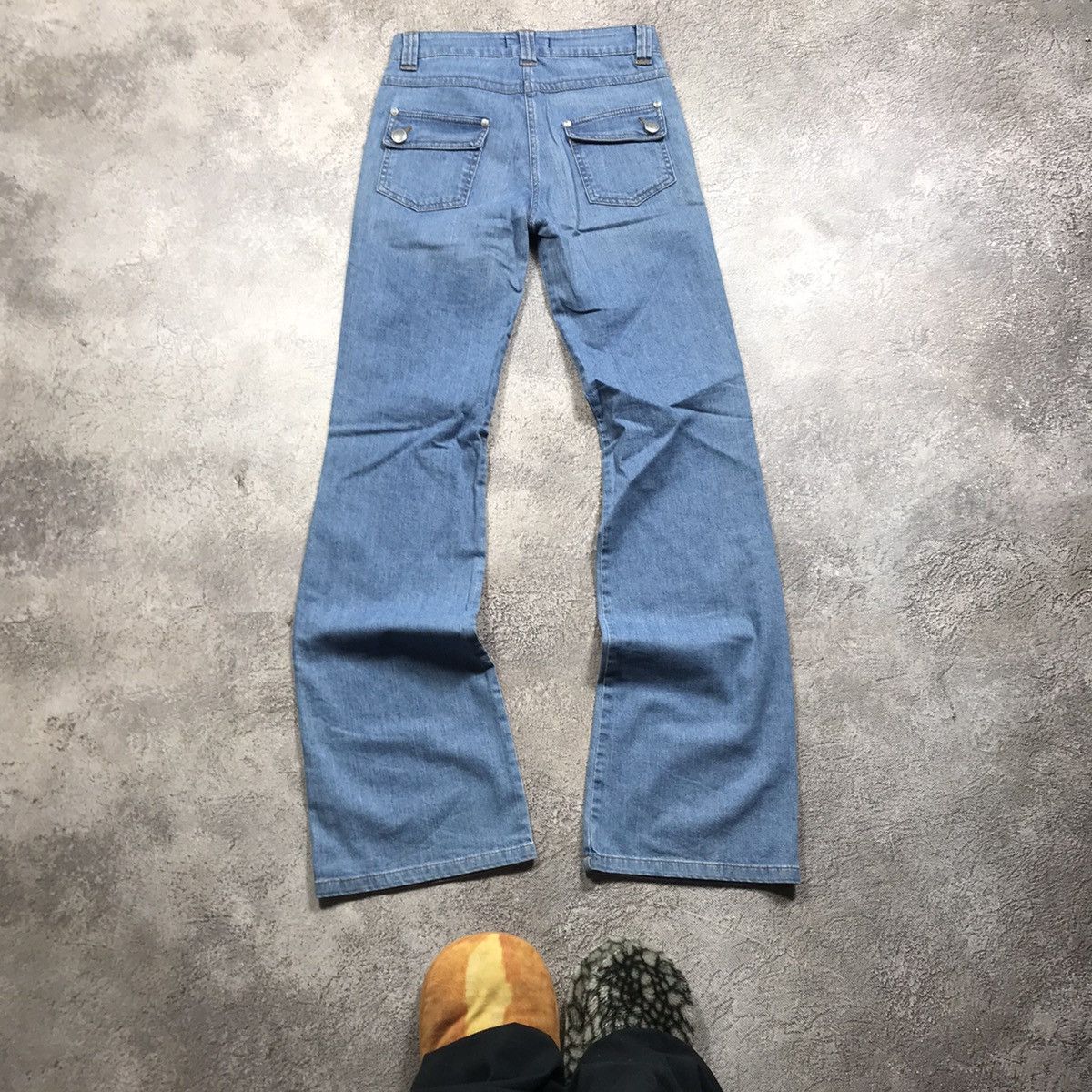 Vintage vintage y2k denim japan jeans distressed flared 90s Size 27" / US 4 / IT 40 - 4 Thumbnail