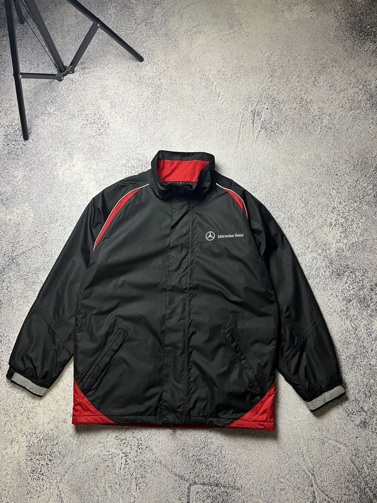 Mercedes-Benz Vintage Racing Bomber Jacket 90's Y2K