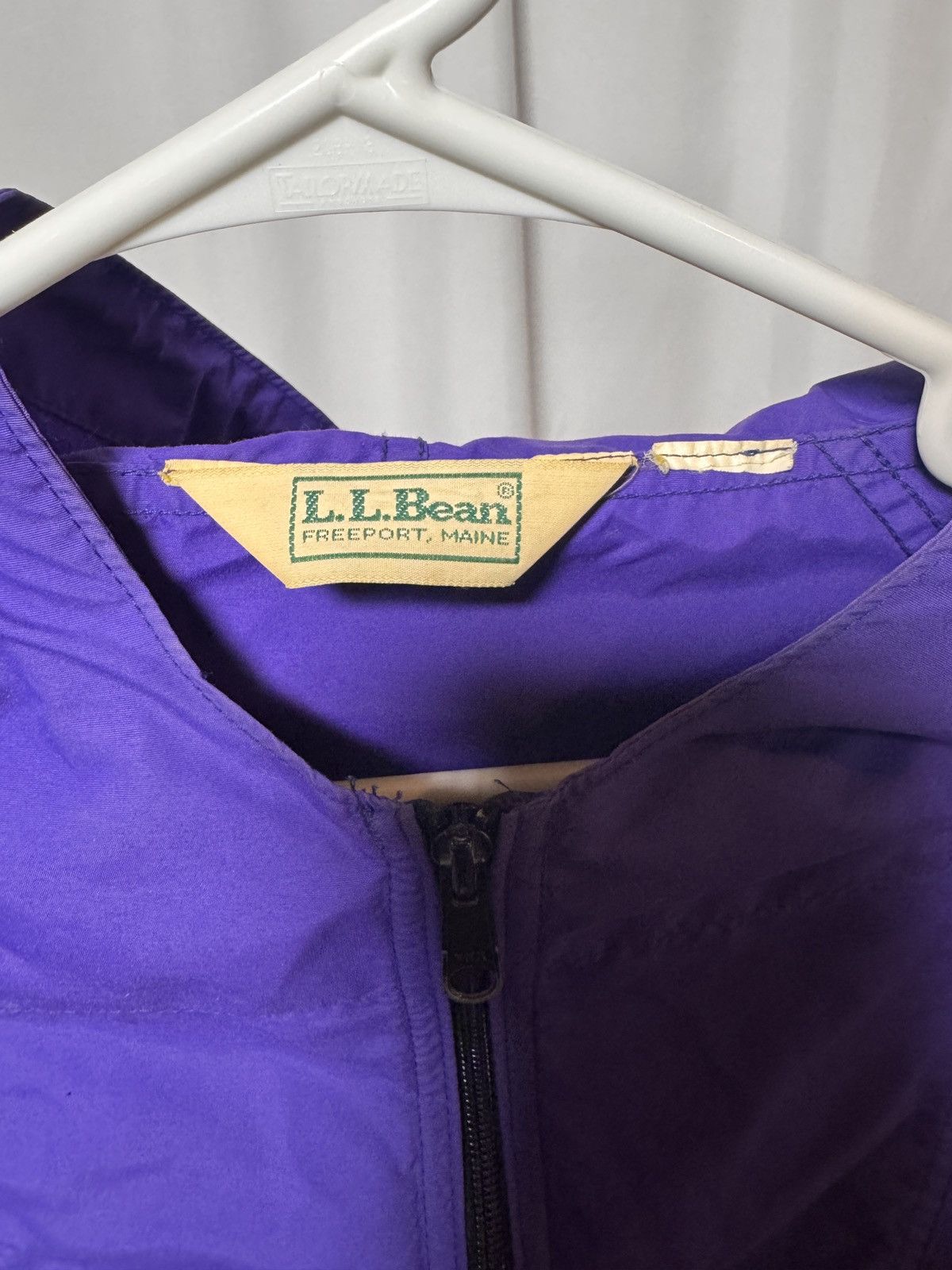 L.L. Bean LL Bean Jacket Men Large Purple Hooded Anorak Nylon Pullover Size US L / EU 52-54 / 3 - 4 Thumbnail