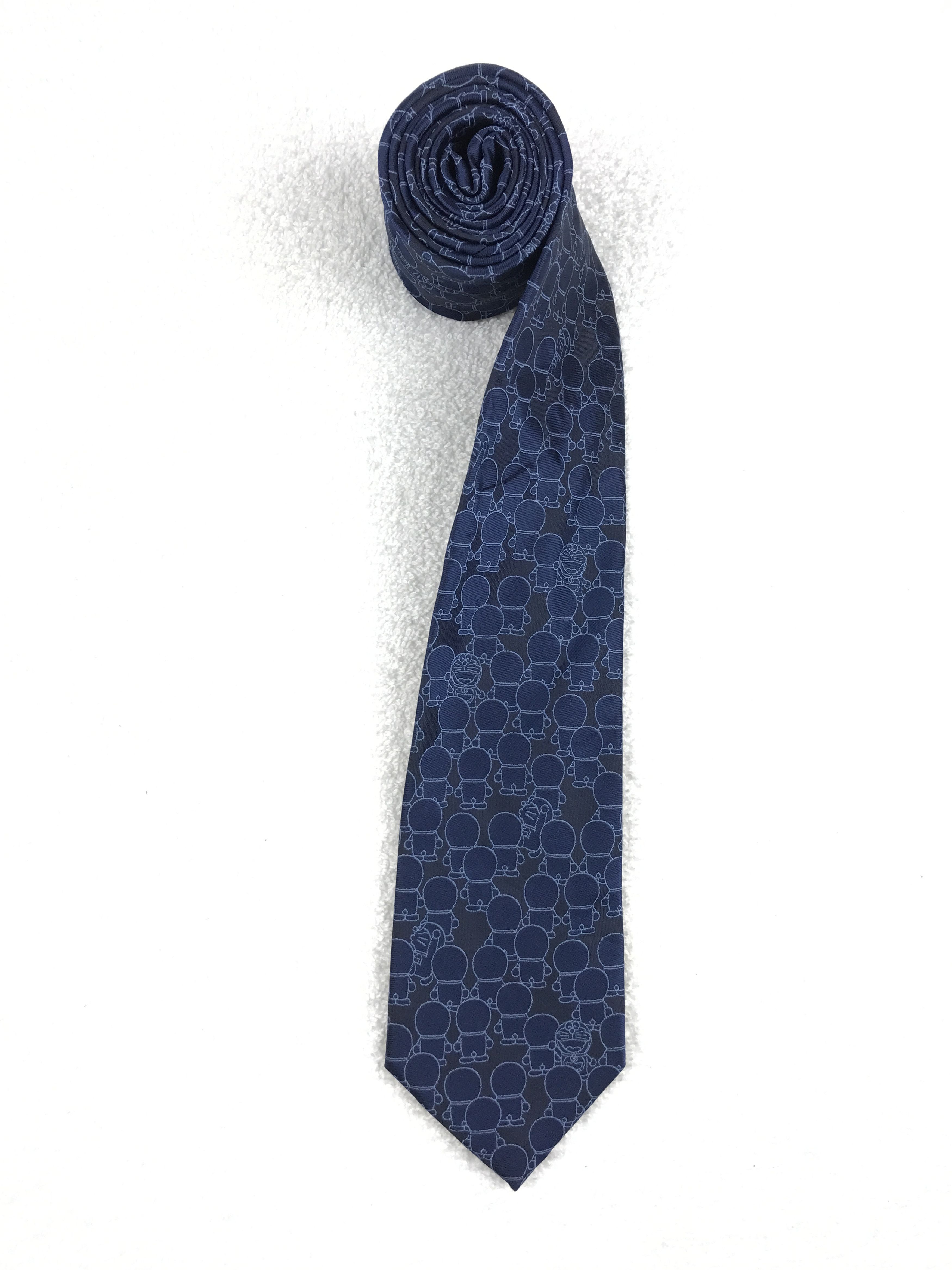 Designer × Vintage Vintage Doraemon Silk Necktie Size ONE SIZE - 2 Thumbnail