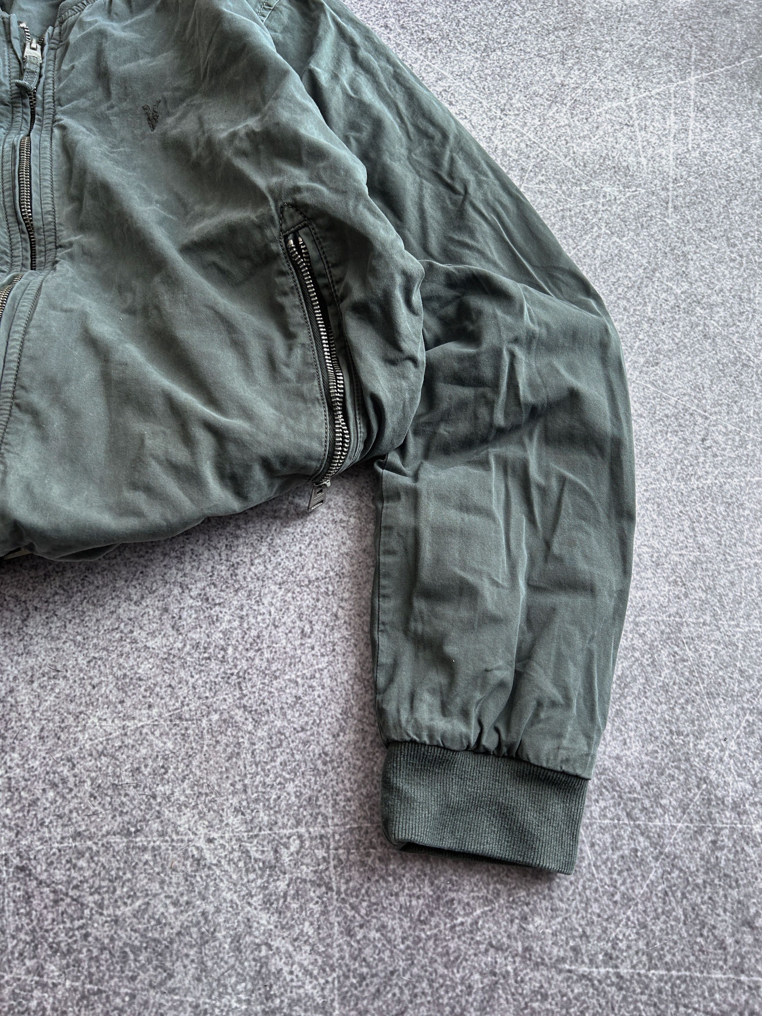 Allsaints AllSaints Cropped Bomber Jacket Green Y2K Streetwear Fit Size US M / EU 48-50 / 2 - 5 Thumbnail