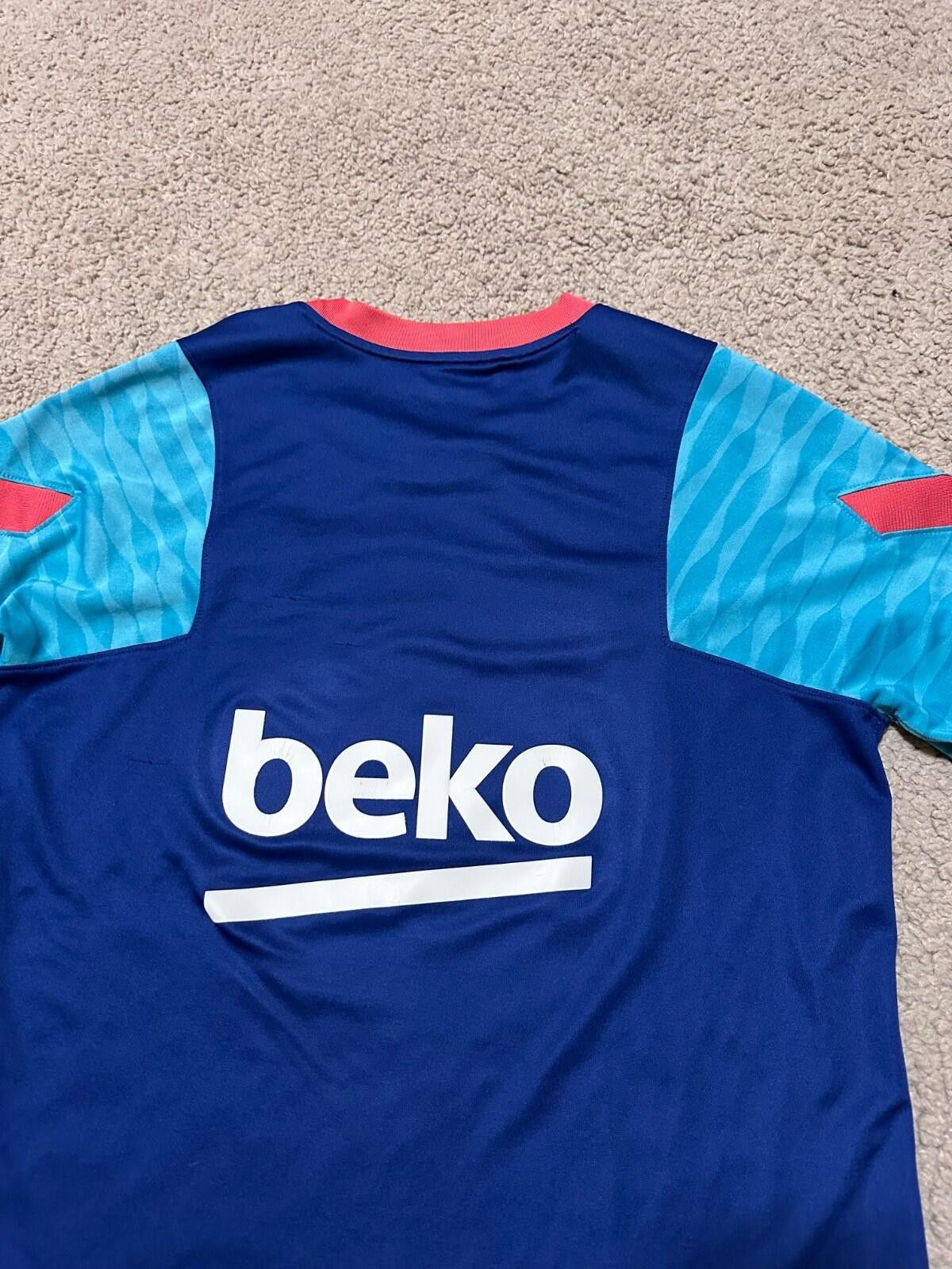 Nike Barcelona 2020/21 Training Football Shirt Nike Soccer Jersey Size US M / EU 48-50 / 2 - 8 Thumbnail