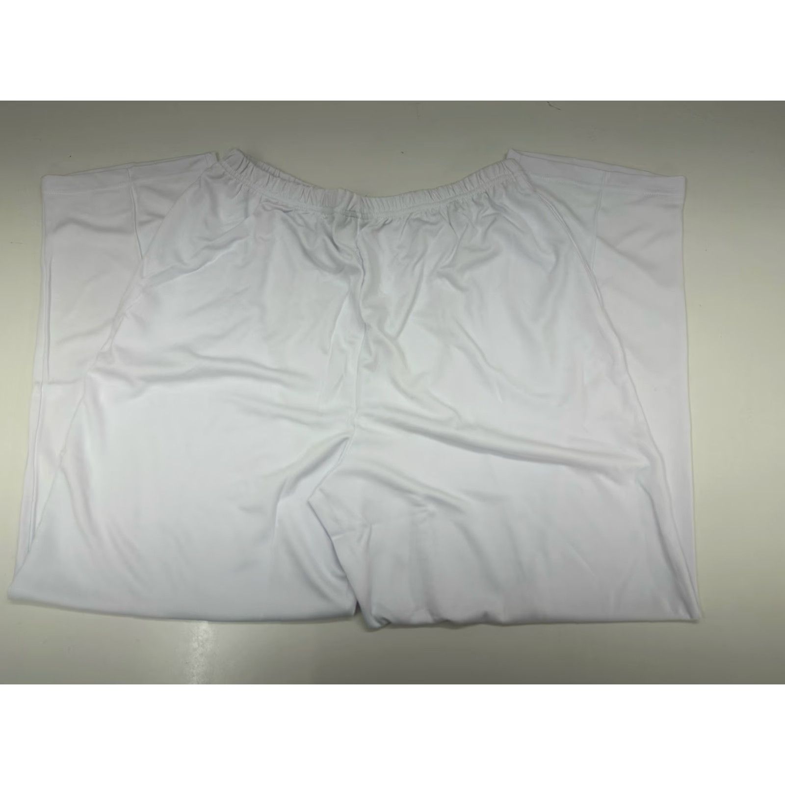 Vintage Anthony Richards Women's Pants Size 18 White Elastic Waist Knit OPP Pant Adult Plus Regular Straight 28 Inseam City Size 40" / US 18 - 5 Thumbnail