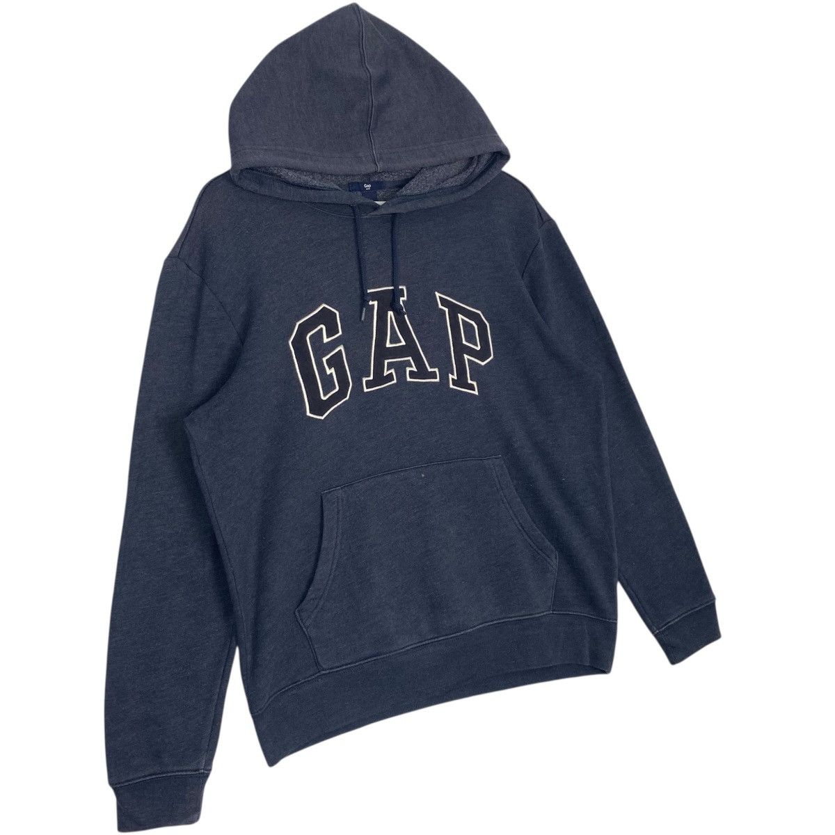 Vintage Vintage Gap Zip Hoodie Blue Pullover Jumper Size L Size US L / EU 52-54 / 3 - 3 Thumbnail