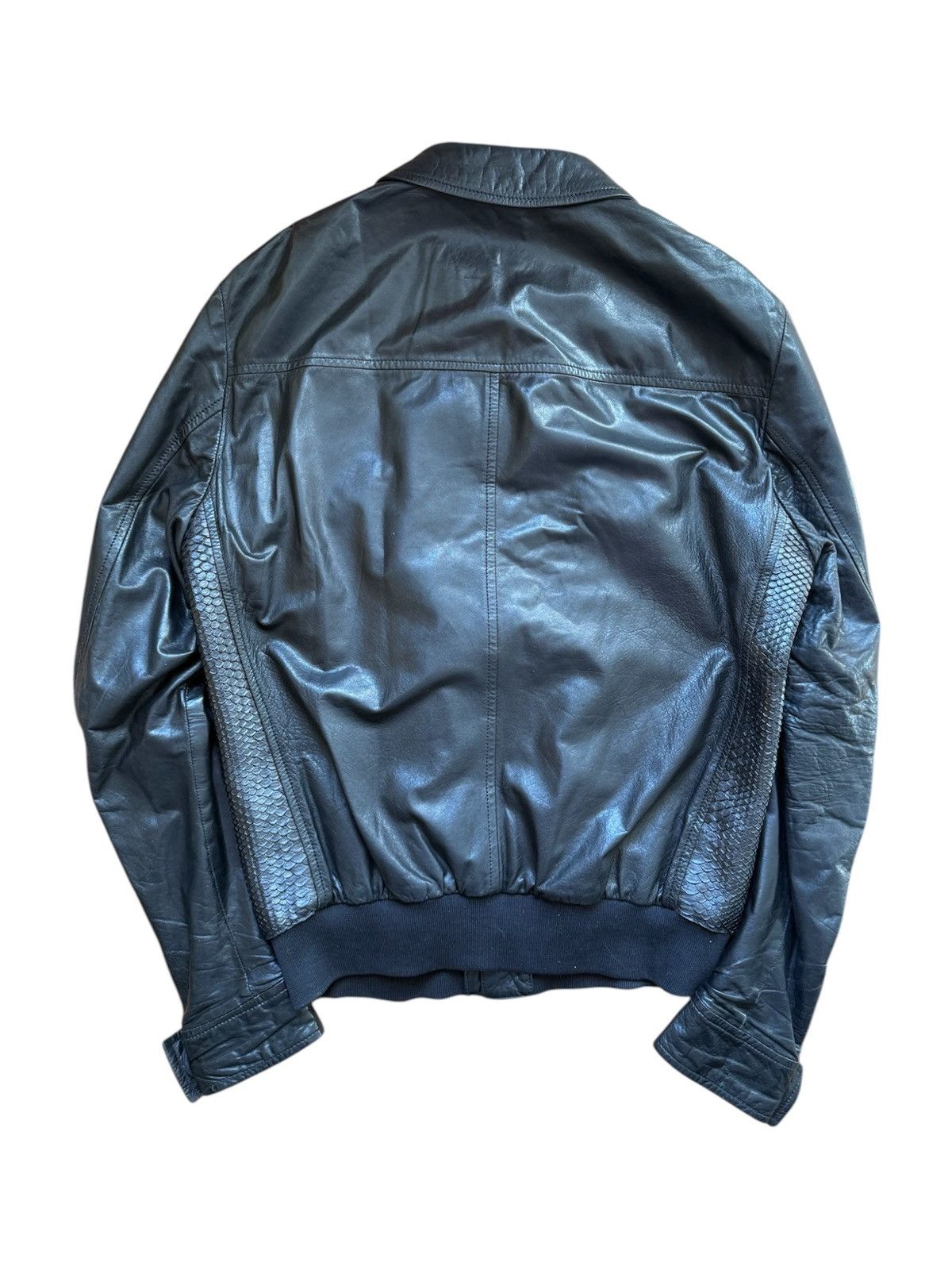 Yves Saint Laurent 2000’s Genuine Python Skin Leather Jacket By Tom Ford Size US M / EU 48-50 / 2 - 2 Thumbnail