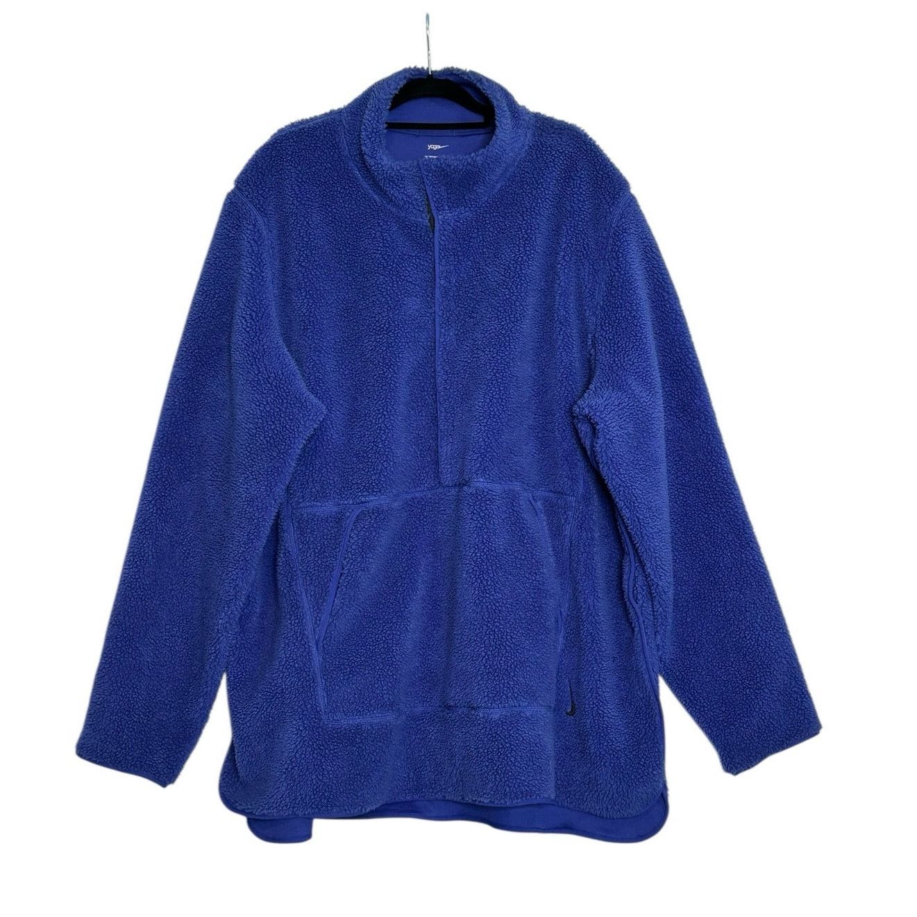 Nike Nike Yoga blue sherpa fleece pull over sweatshirt size 3XL Size US XXL / EU 58 / 5 - 2 Thumbnail