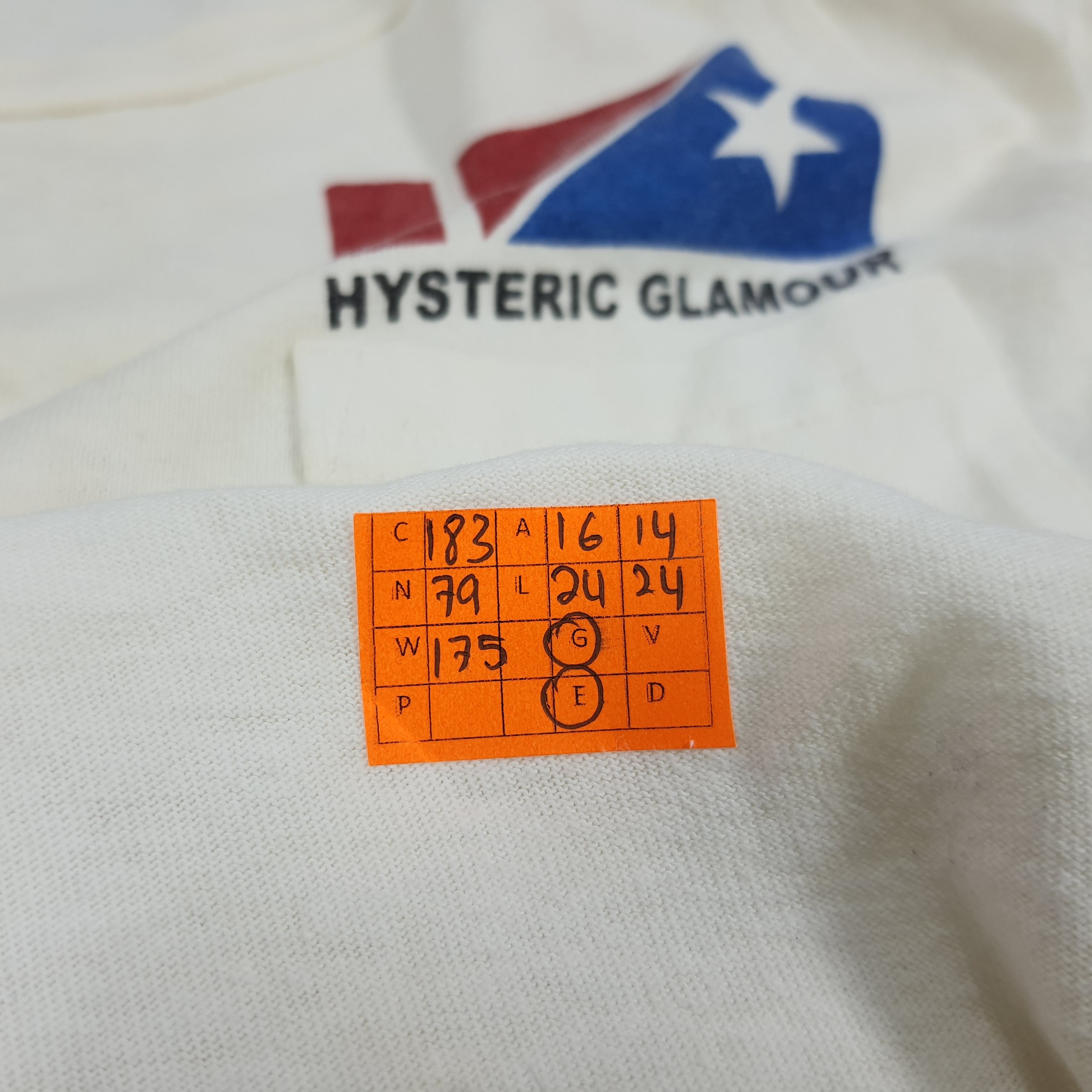 Hysteric Glamour × Japanese Brand × Vintage Vintage Hysteric Glamour Japanese Brand Tshirt C183N79 Size US XS / EU 42 / 0 - 9 Thumbnail