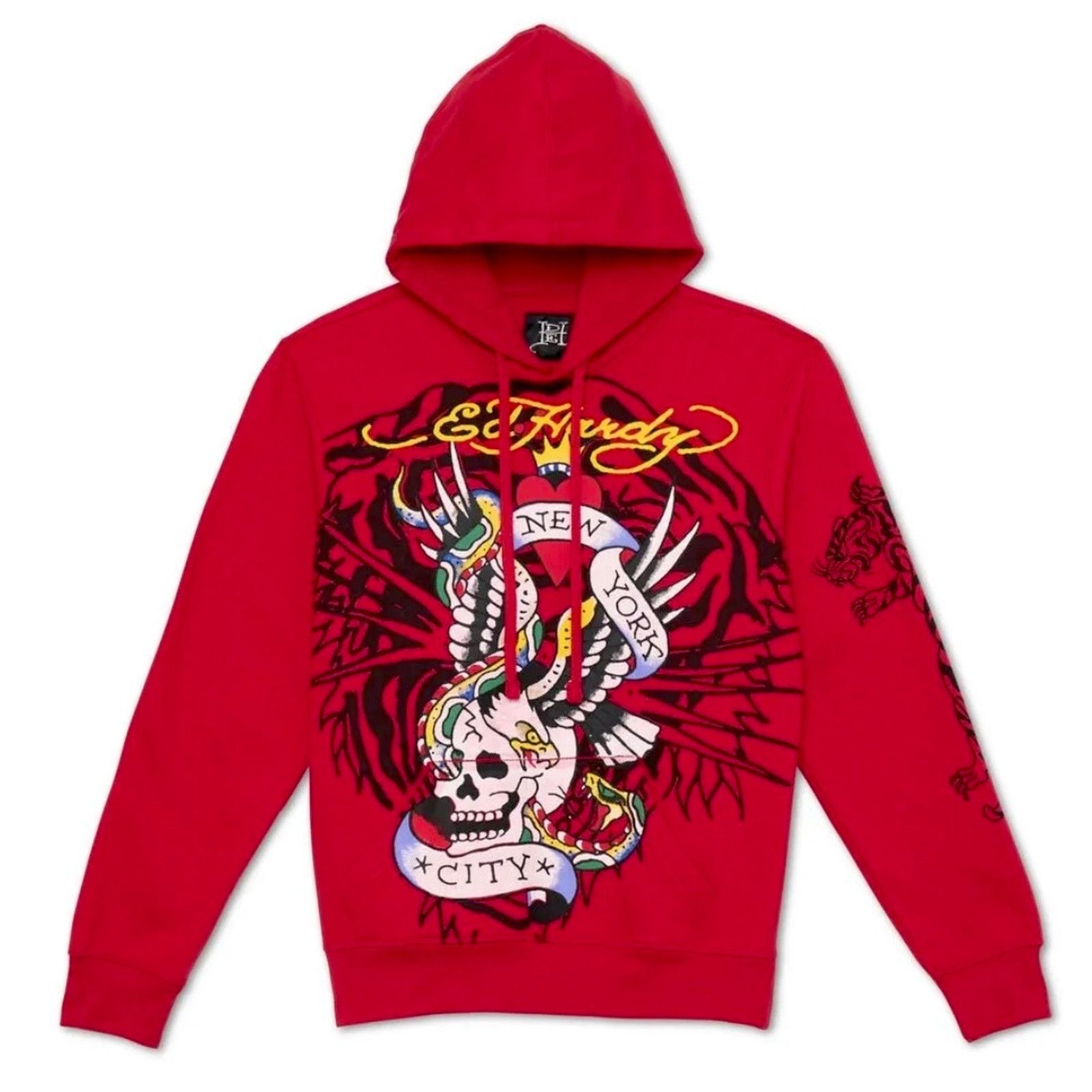 Ed Hardy Ed Hardy NYC New York City Hoodie Size US XL / EU 56 / 4 - 1 Thumbnail
