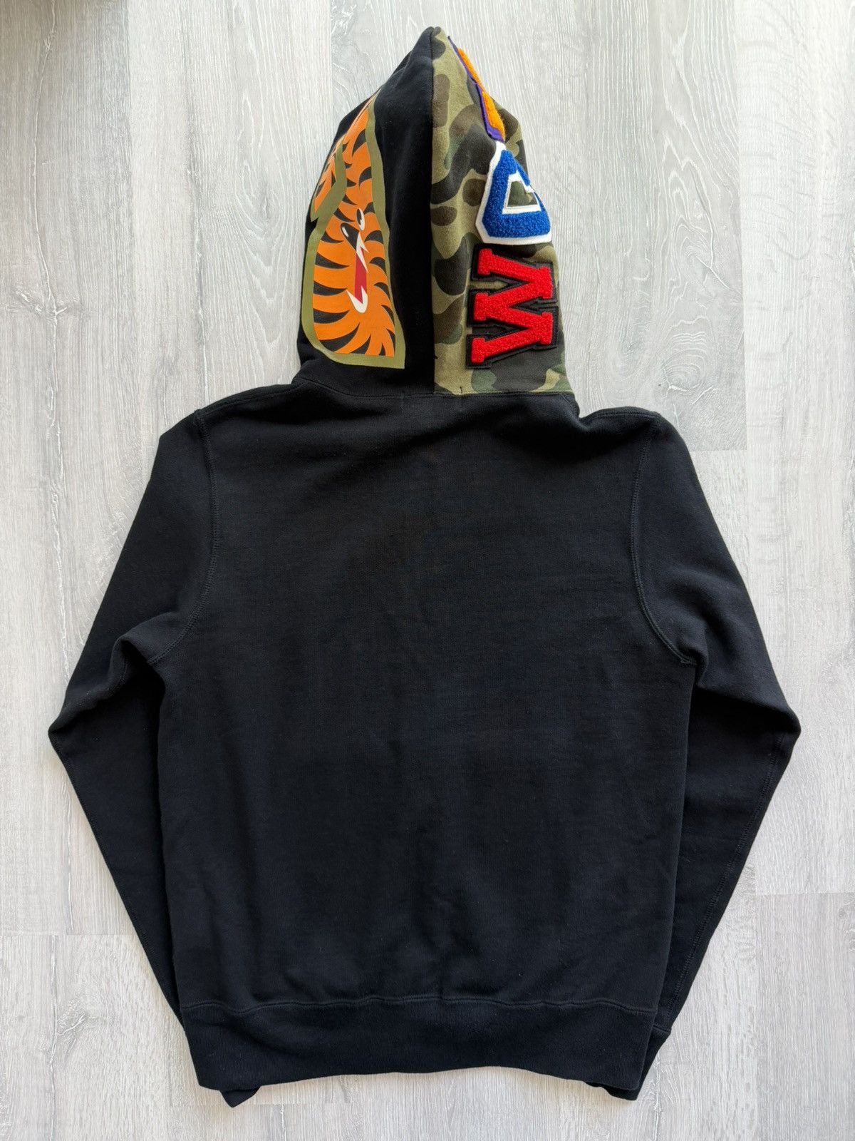 Bape BAPE Shark Full Zip Hoodie Camo Hood Size US M / EU 48-50 / 2 - 2 Thumbnail