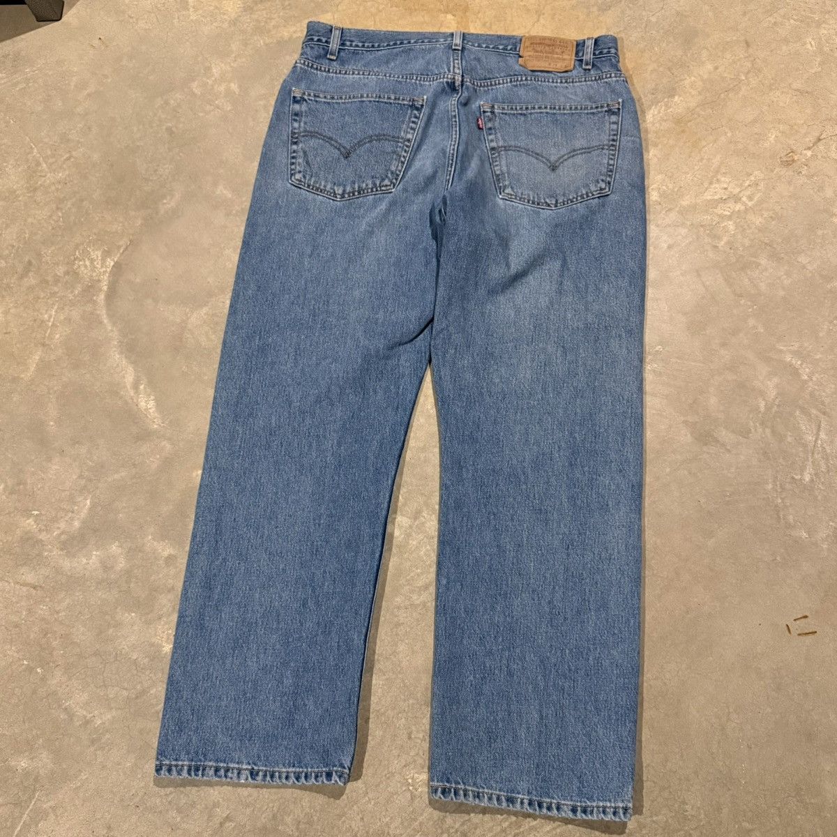Levi's 1990s Levi’s 647 Faded Distressed Loose Fit Jeans ERD Grunge Size US 37 - 8 Thumbnail