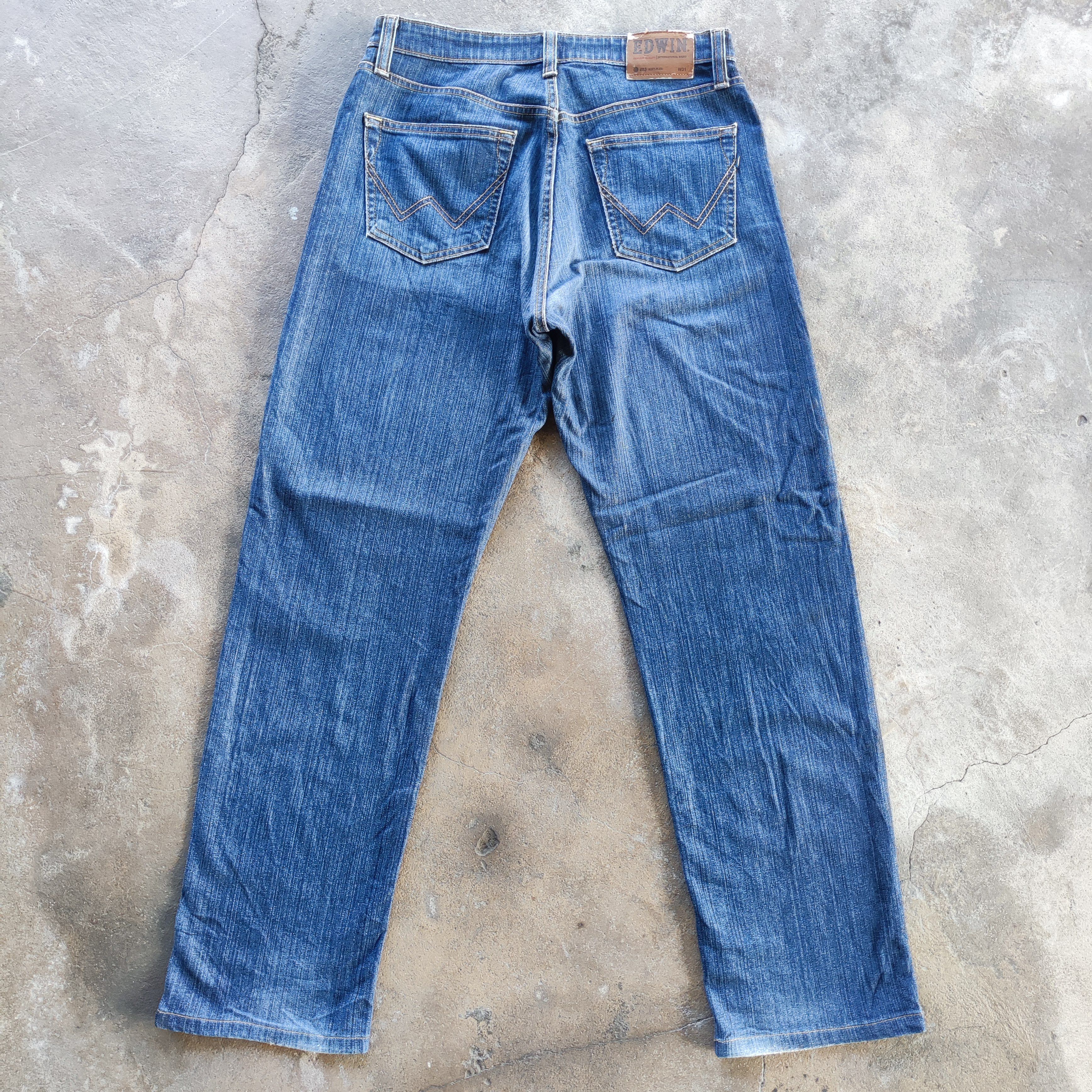 Edwin Vintage Edwin Brand Buggy Jeans Ripped Pants Size US 31 - 9 Thumbnail