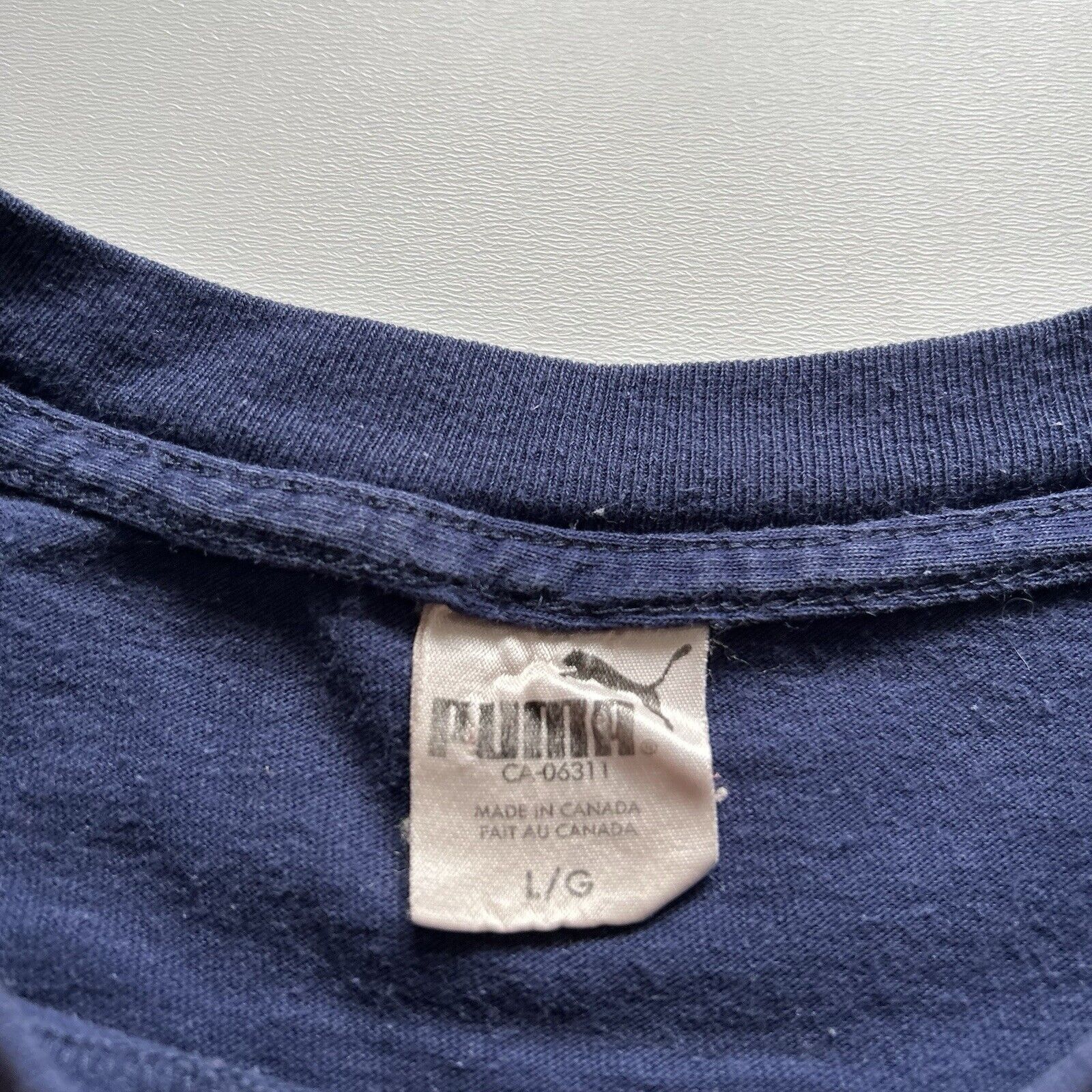 NHL Vintage 90s Puma Toronto Maple Leafs NHL T Shirt Large Rare Size US L / EU 52-54 / 3 - 4 Thumbnail