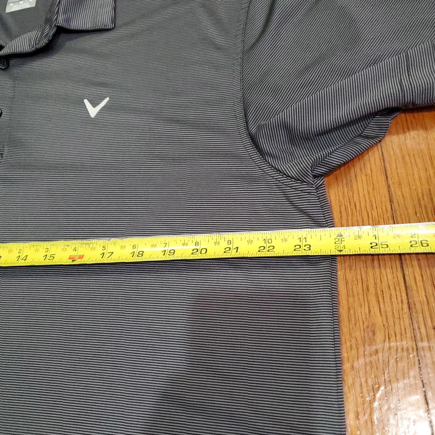 Callaway Callaway Polo Shirt Mens XL Gray Striped Golf Performance Short Sleeve Stretch Size US XL / EU 56 / 4 - 4 Thumbnail