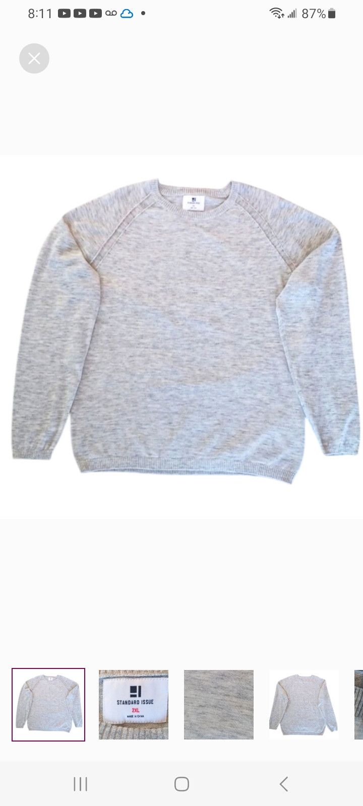 Standard Issue Standard Issue Crew Neck Sweater Size US XXL / EU 58 / 5 - 1 Thumbnail