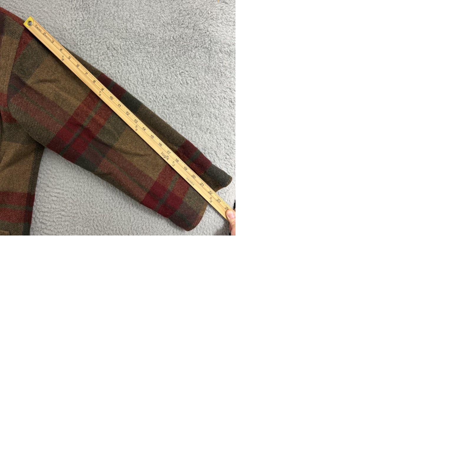 Eddie Bauer VINTAGE Eddie Bauer Jacket Womens Large Brown Wool Plaid Button Barn Chore Coat Size L / US 10 / IT 46 - 9 Thumbnail