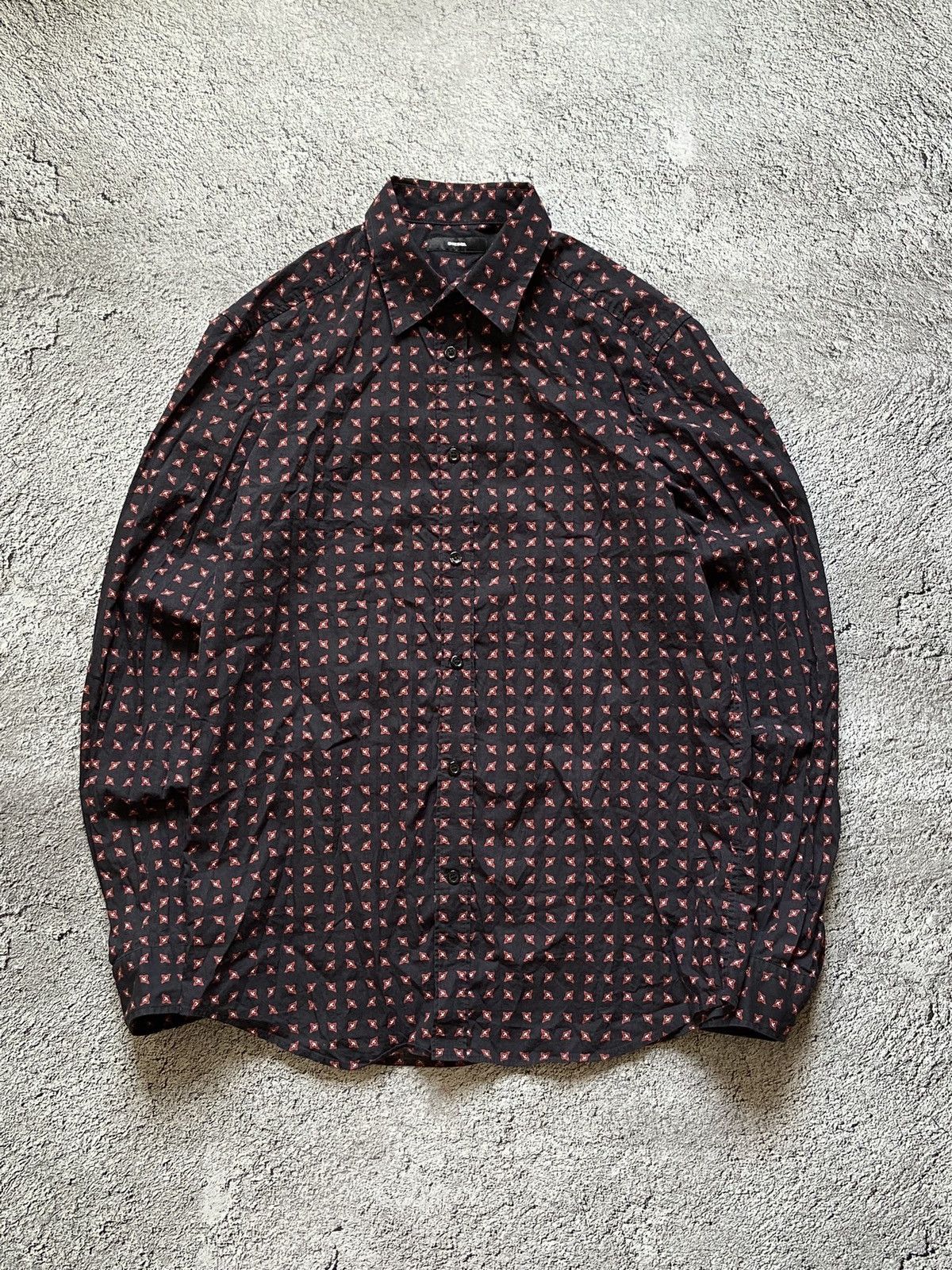 Diesel × Vintage Vintage Diesel Patterned Button Up Shirt Size US L / EU 52-54 / 3 - 2 Thumbnail