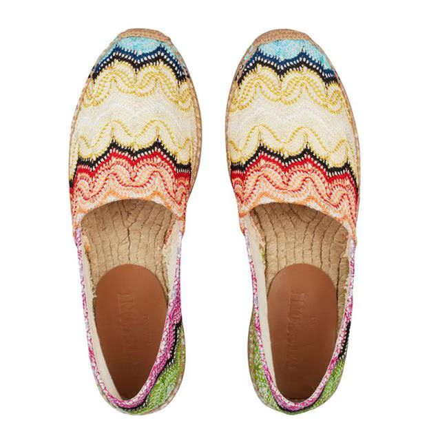 Missoni o1g2r1mq1124 Zag Espadrilles in Multicolor Size US 7 / IT 37 - 5 Thumbnail