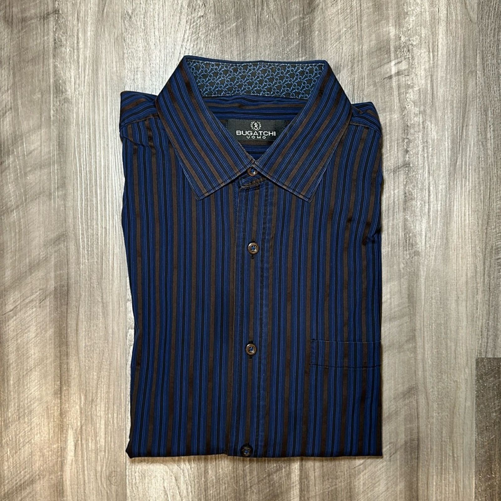 BUGATCHI Bugatchi Uomo Long Sleeve Button Down - XL Size US XL / EU 56 / 4 - 1 Thumbnail