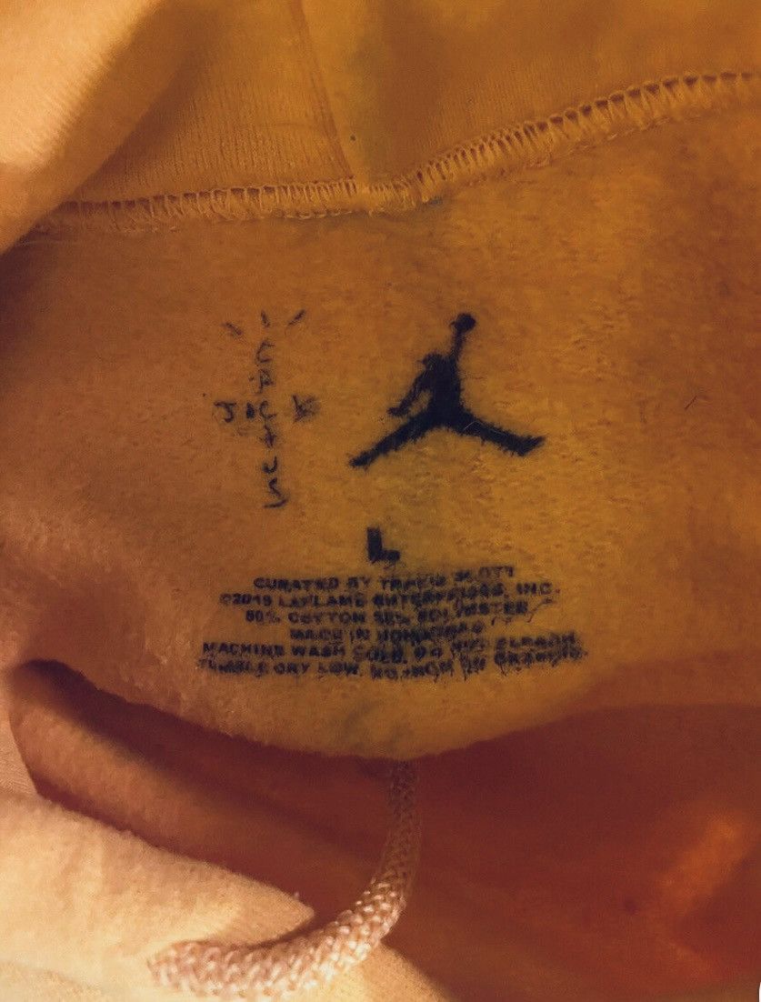 Jordan Brand × Travis Scott Gold Travis Scott x Cactus Jack Hoodie Size US L / EU 52-54 / 3 - 3 Thumbnail