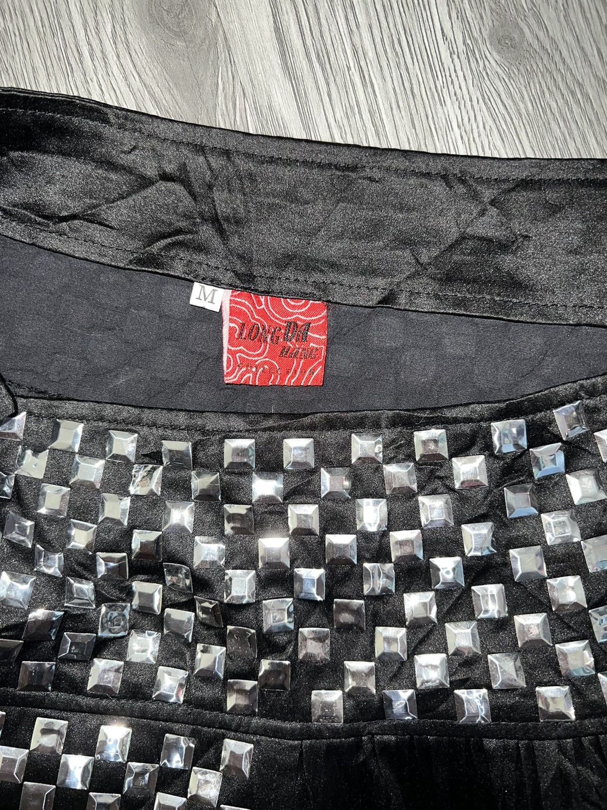 Japanese Brand Long Da pleated stud mini skirt 🖤🧛🏻‍♀️ Size 28" / US 6 / IT 42 - 4 Thumbnail