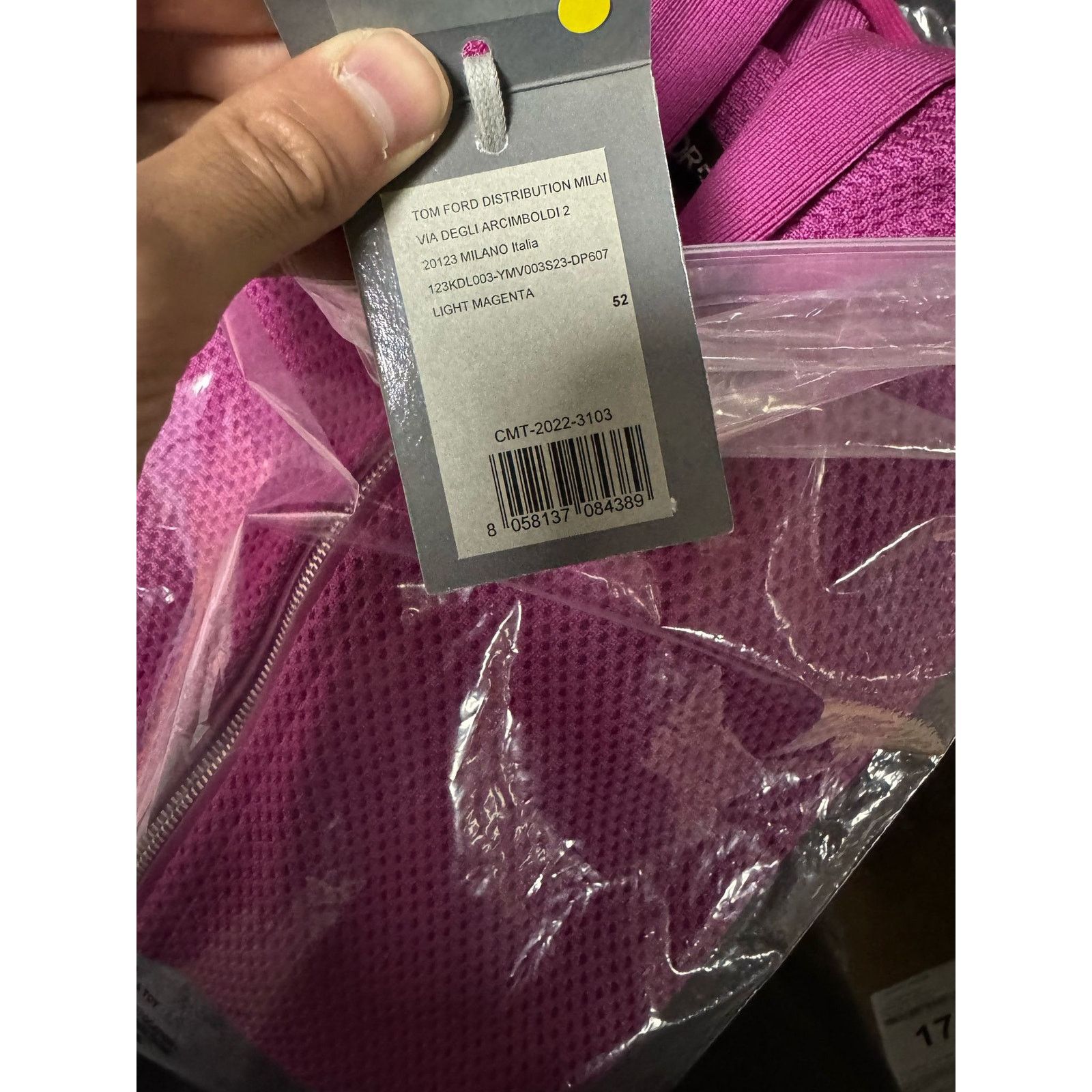Tom Ford o1rshd1 Zip Hoodie in Light Magenta Size US L / EU 52-54 / 3 - 14 Thumbnail