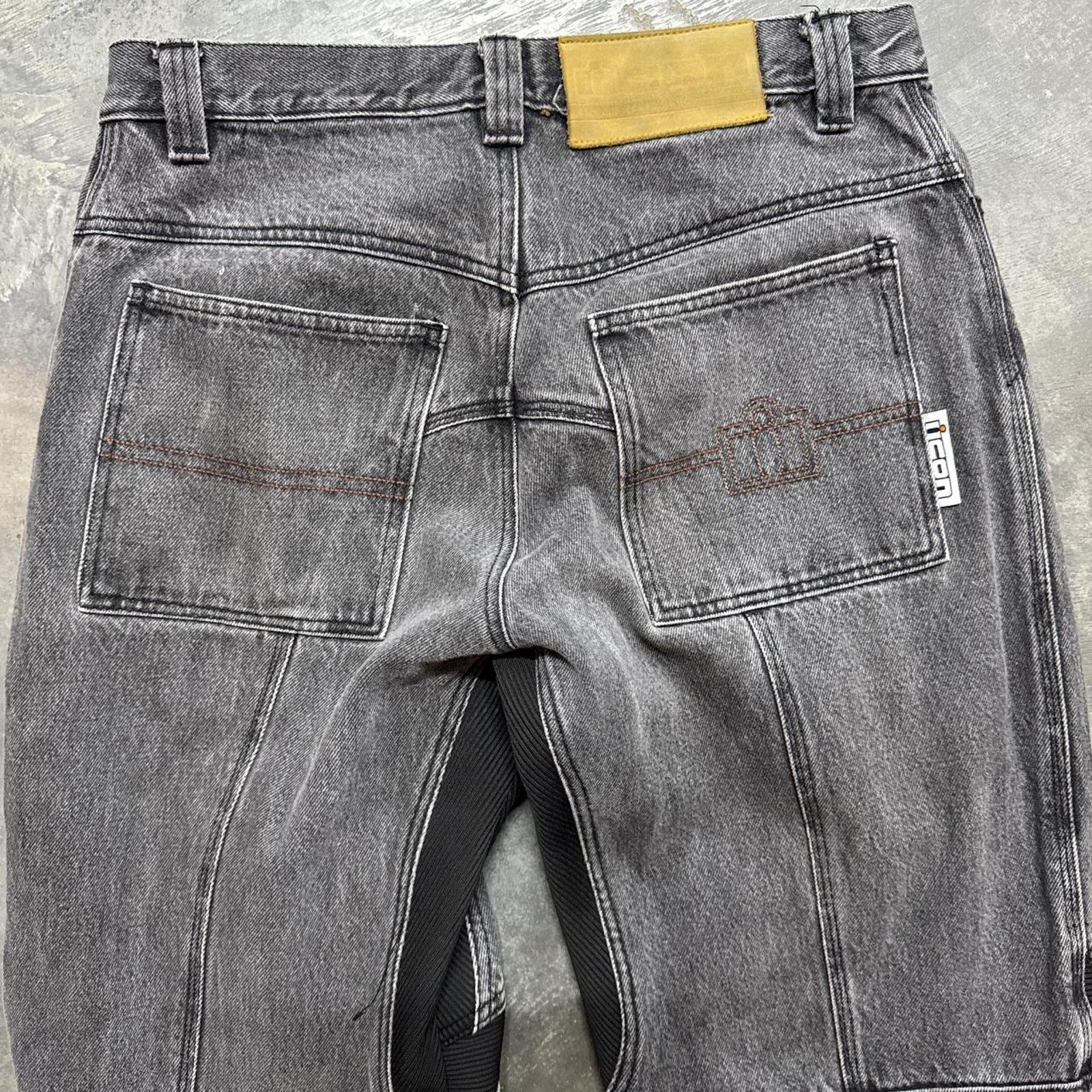 Vintage Vintage Y2K Insane ICON Faded Baggy Racing Denim Jeans Size US 34 / EU 50 - 5 Thumbnail