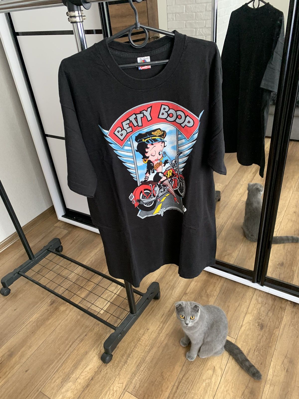 Other 1993 Betty Boop Sexy Biker Vintage T-Shirt Tee Big Logo Size US XL / EU 56 / 4 - 10 Thumbnail