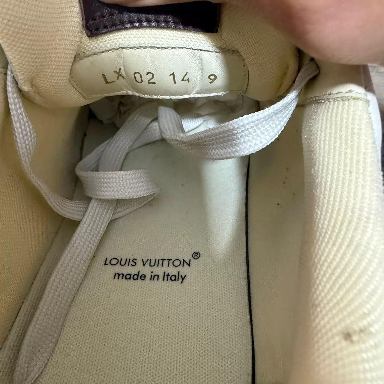 Louis Vuitton LV Trainer White Brown Black Checker Mocha Uk9/43 Size US 10 / EU 43 - 9 Thumbnail