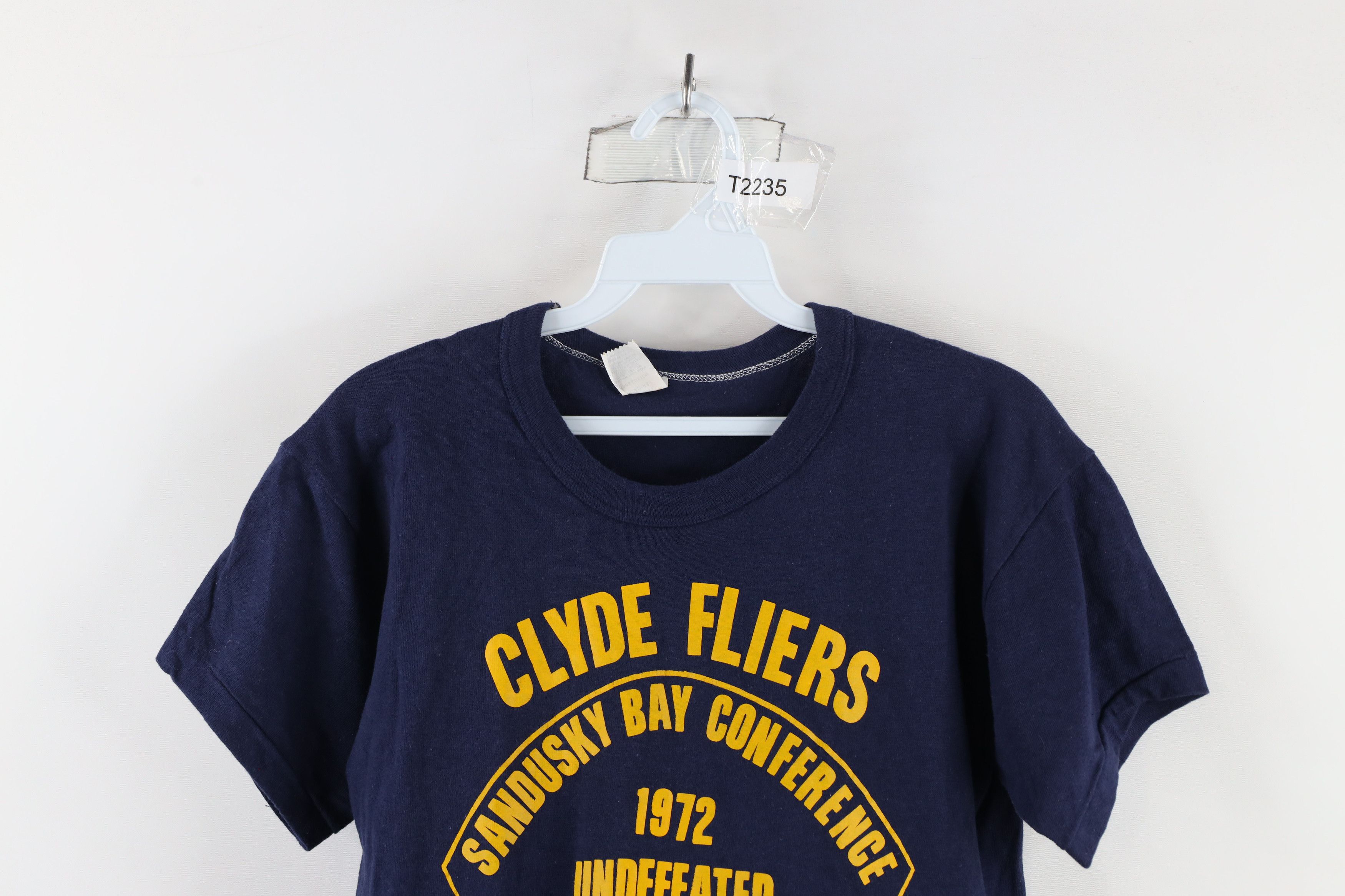 Russell Athletic × Vintage Vintage 70s Russell Athletic Sandusky Bay Football T-Shirt Size US L / EU 52-54 / 3 - 2 Thumbnail