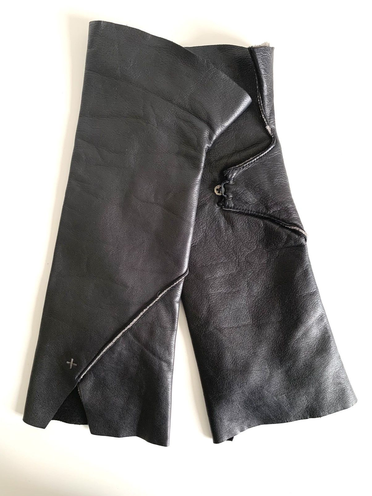 Other M+ fingerless leather gloves Size ONE SIZE - 6 Thumbnail