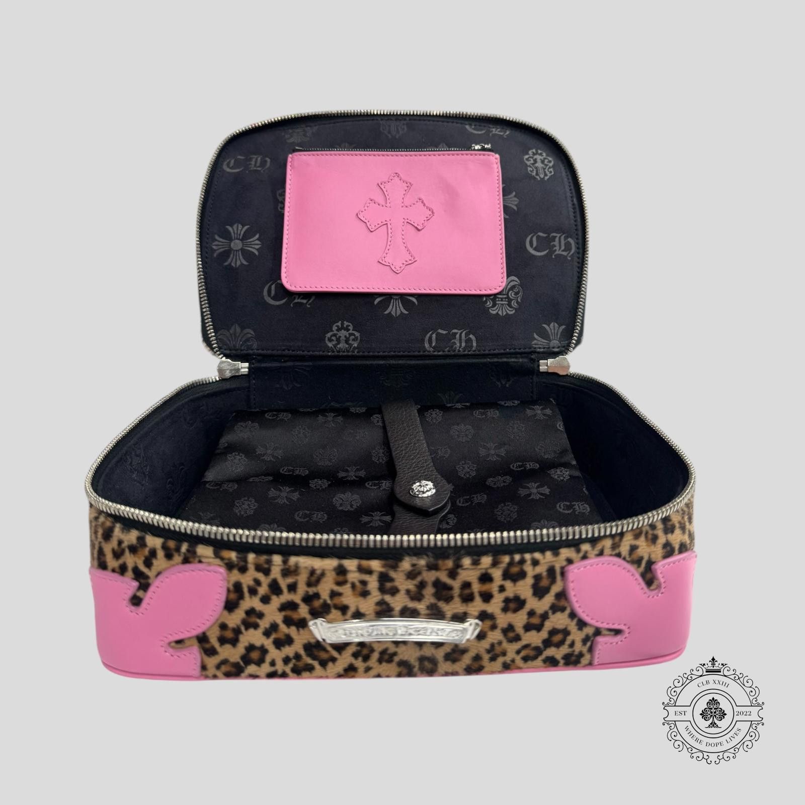 Chrome Hearts Chrome Hearts Jewelry Case in Leopard / Pink Size ONE SIZE - 2 Thumbnail