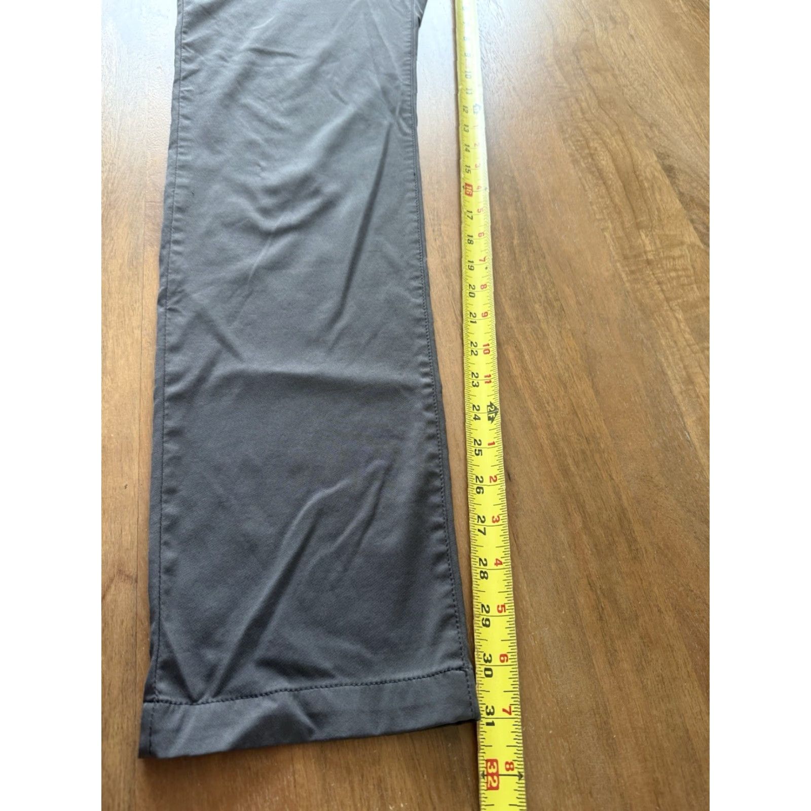 Theory Theory Performance Chino Pants Mens 32 Gray Slim Precision Tech Golf Trousers Size US 32 / EU 48 - 7 Thumbnail