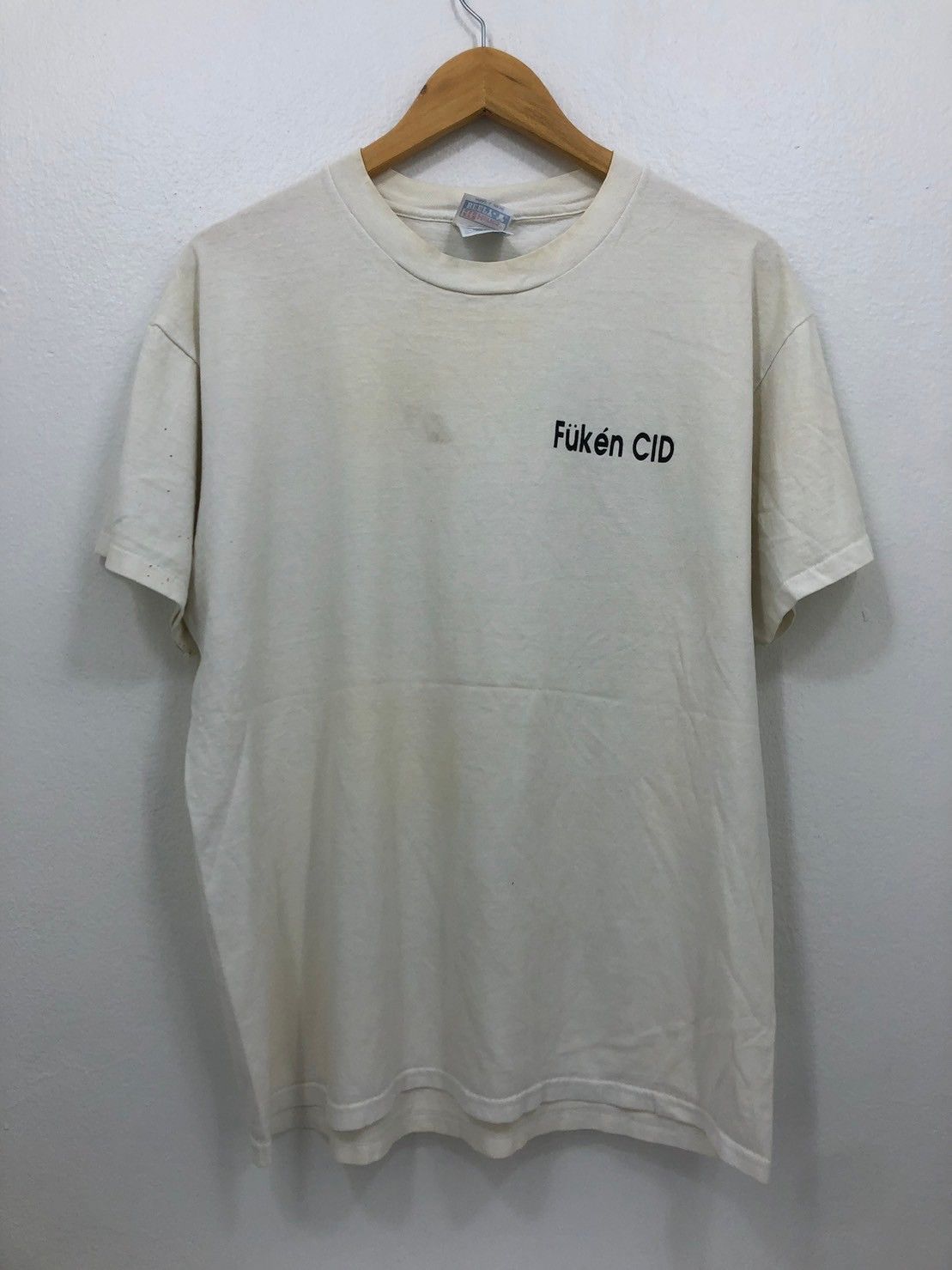 Vintage Vintage 90's FUCK Shirt Fuken CID BN Size US L / EU 52-54 / 3 - 4 Thumbnail