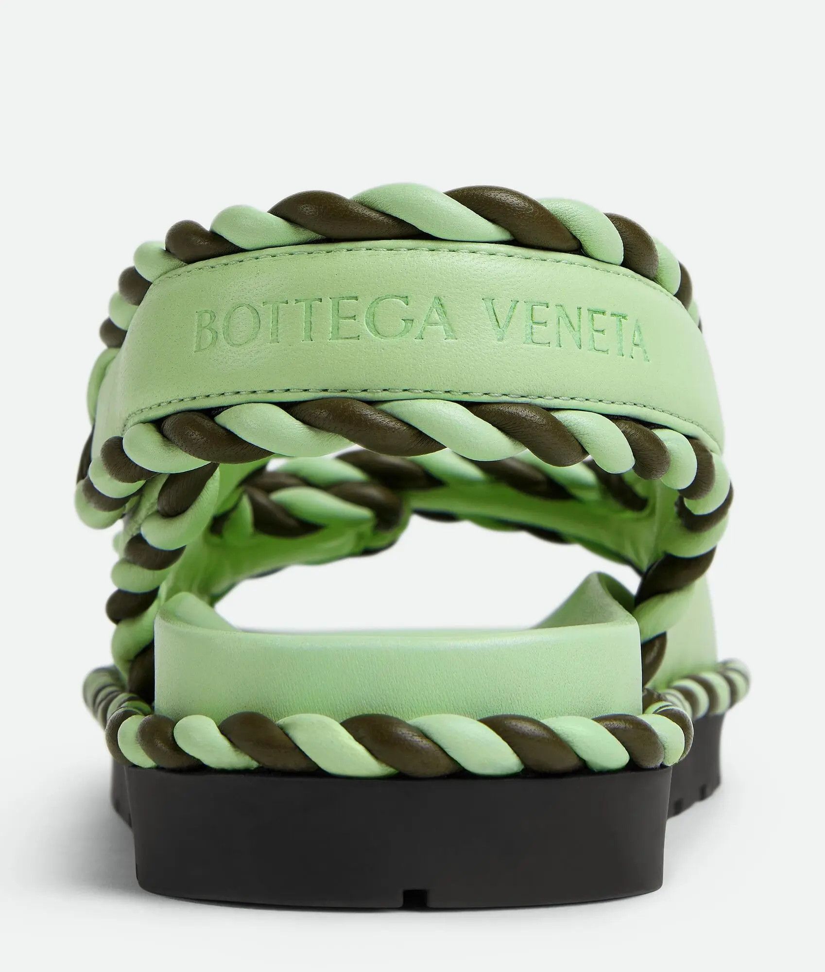 Bottega Veneta o1n1vont1125 Jack Flat Sandals in Mint Green Size US 10 / IT 40 - 4 Thumbnail