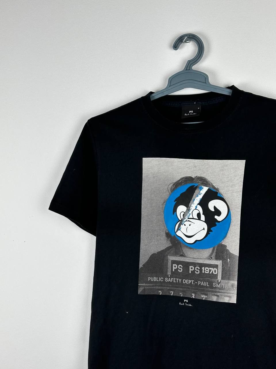 Designer × Paul Smith Paul Smith Graphic Print Monkey Black T Shirt Size US M / EU 48-50 / 2 - 3 Thumbnail